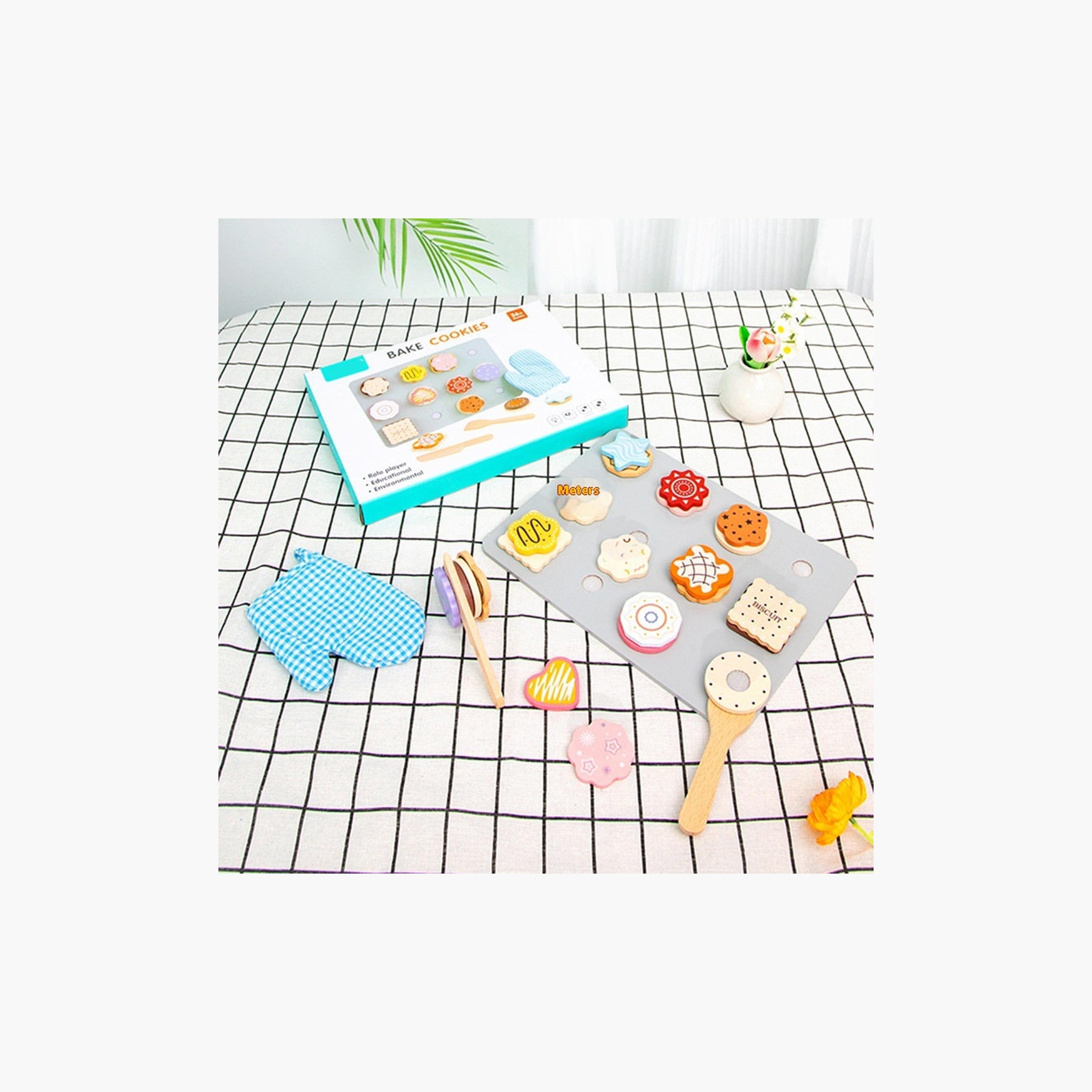 مجموعة لعب التظاهر بالبسكويت الخشبي من ليتل أنجل-toys-roleplay-playfoods-image-7
