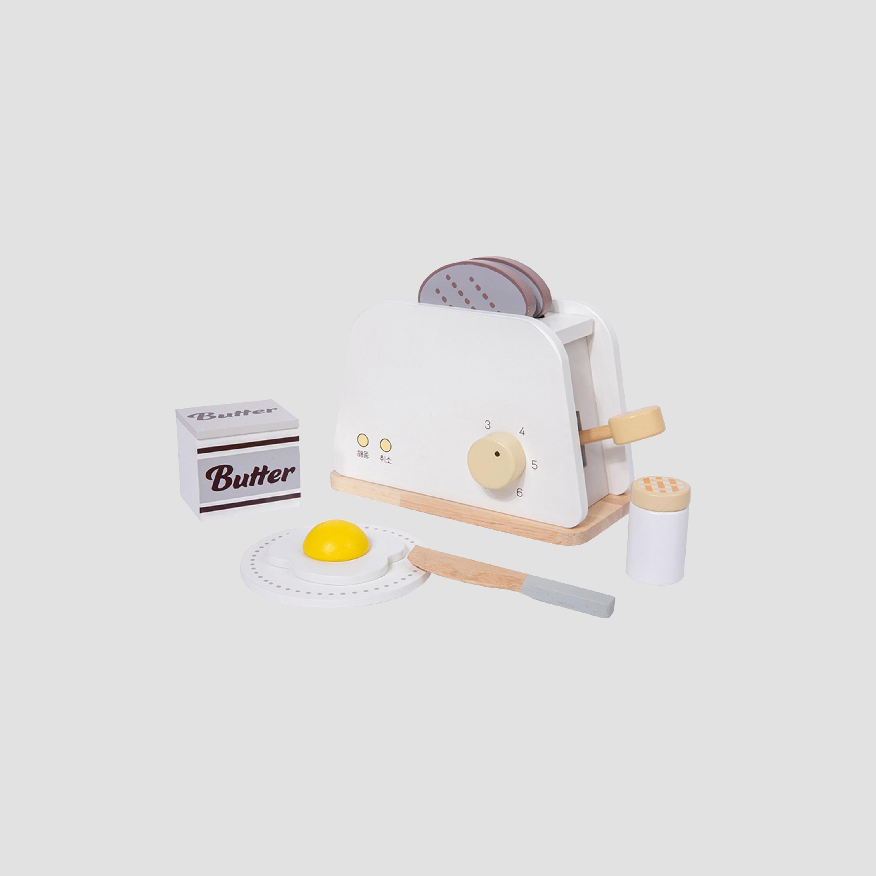 مجموعة لعب محمصة الخبز الخشبية من ليتل أنجل-toys-roleplay-kitchensets-image-1