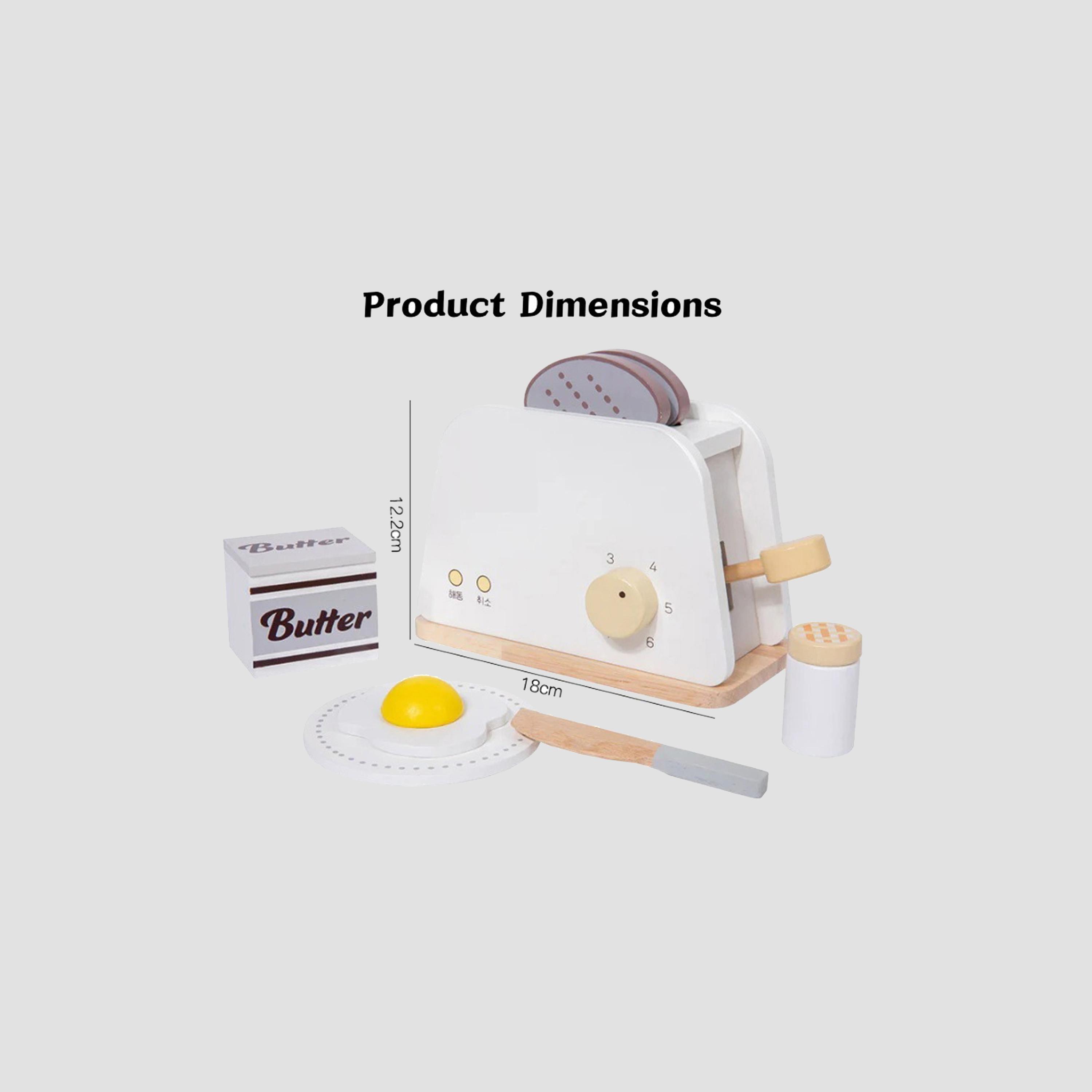 مجموعة لعب محمصة الخبز الخشبية من ليتل أنجل-toys-roleplay-kitchensets-image-5