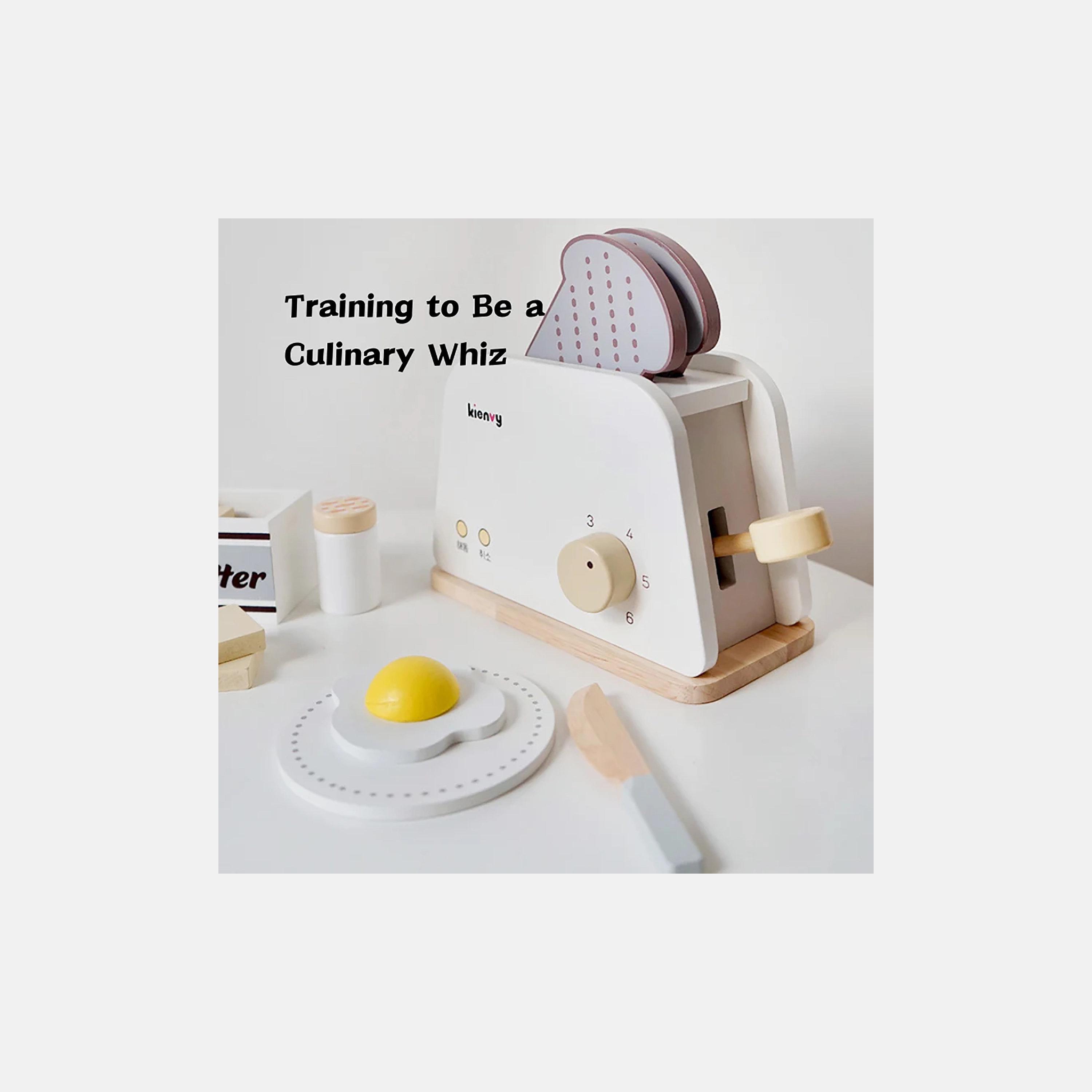 مجموعة لعب محمصة الخبز الخشبية من ليتل أنجل-toys-roleplay-kitchensets-image-6