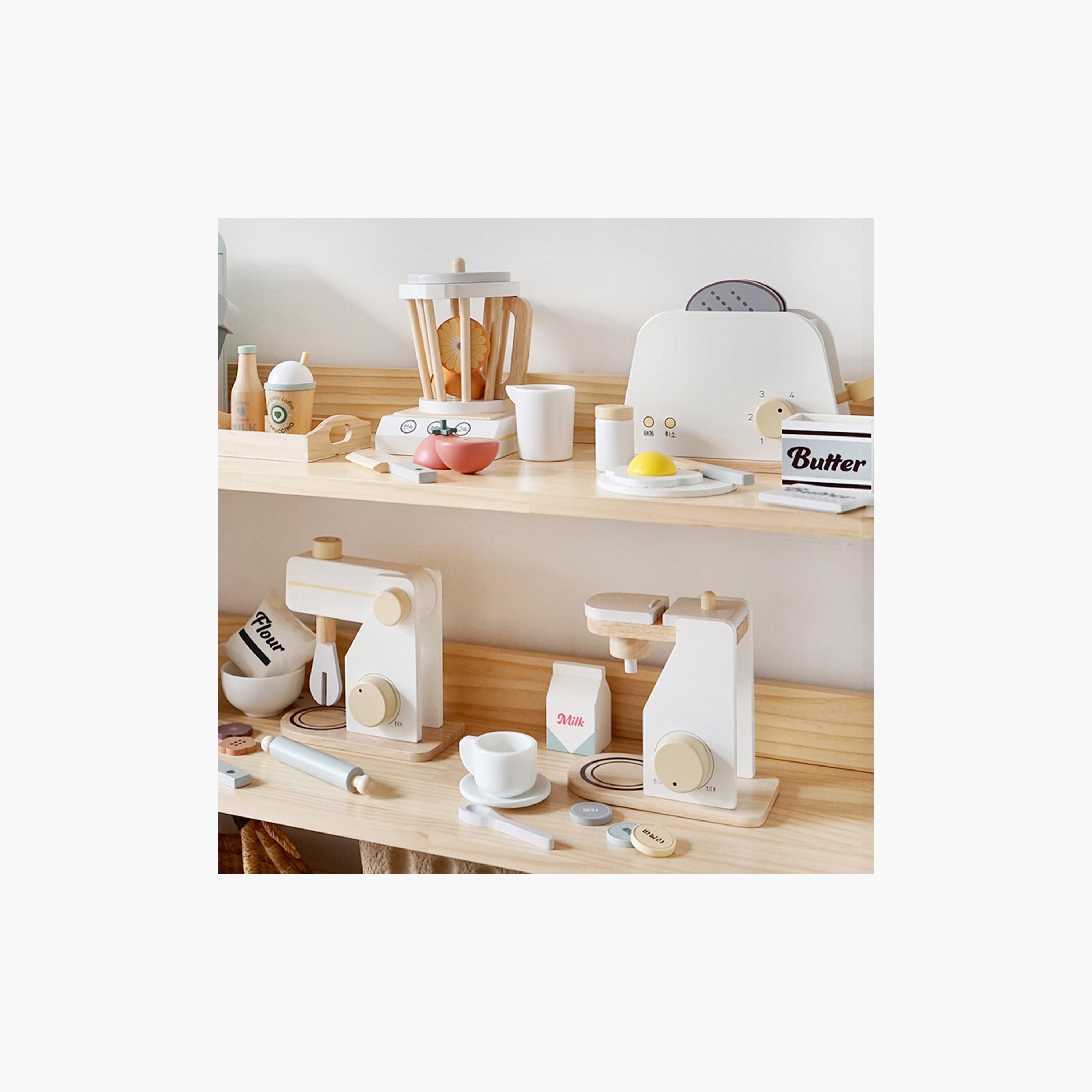 مجموعة ألعاب الخلاط الخشبي من ليتل أنجل-toys-roleplay-kitchensets-image-6