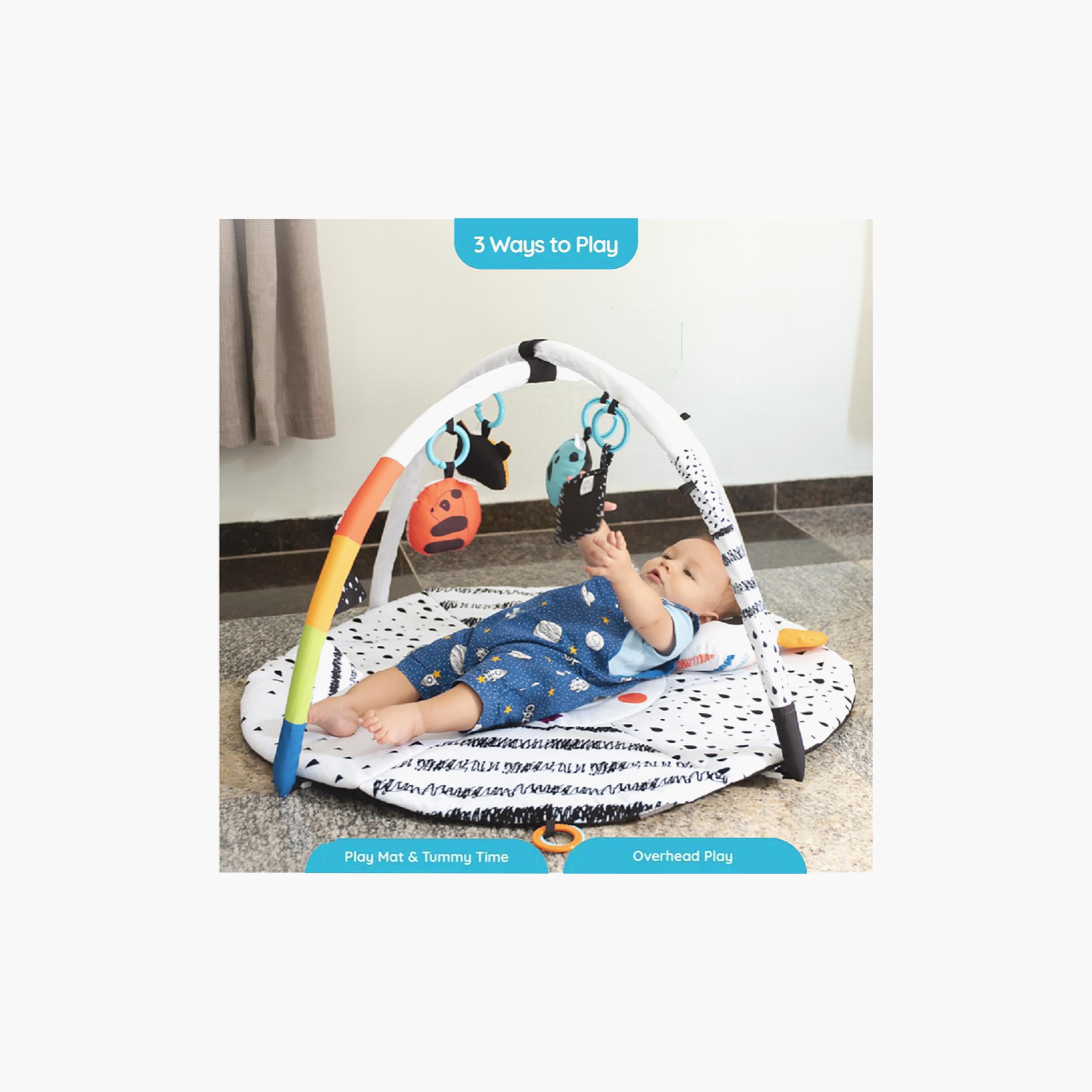 بساط لعب جيم للأنشطة للأطفال مع وسادة وألعاب حسية من كونيج كيدز-baby-infantactivity-playgyms-image-2