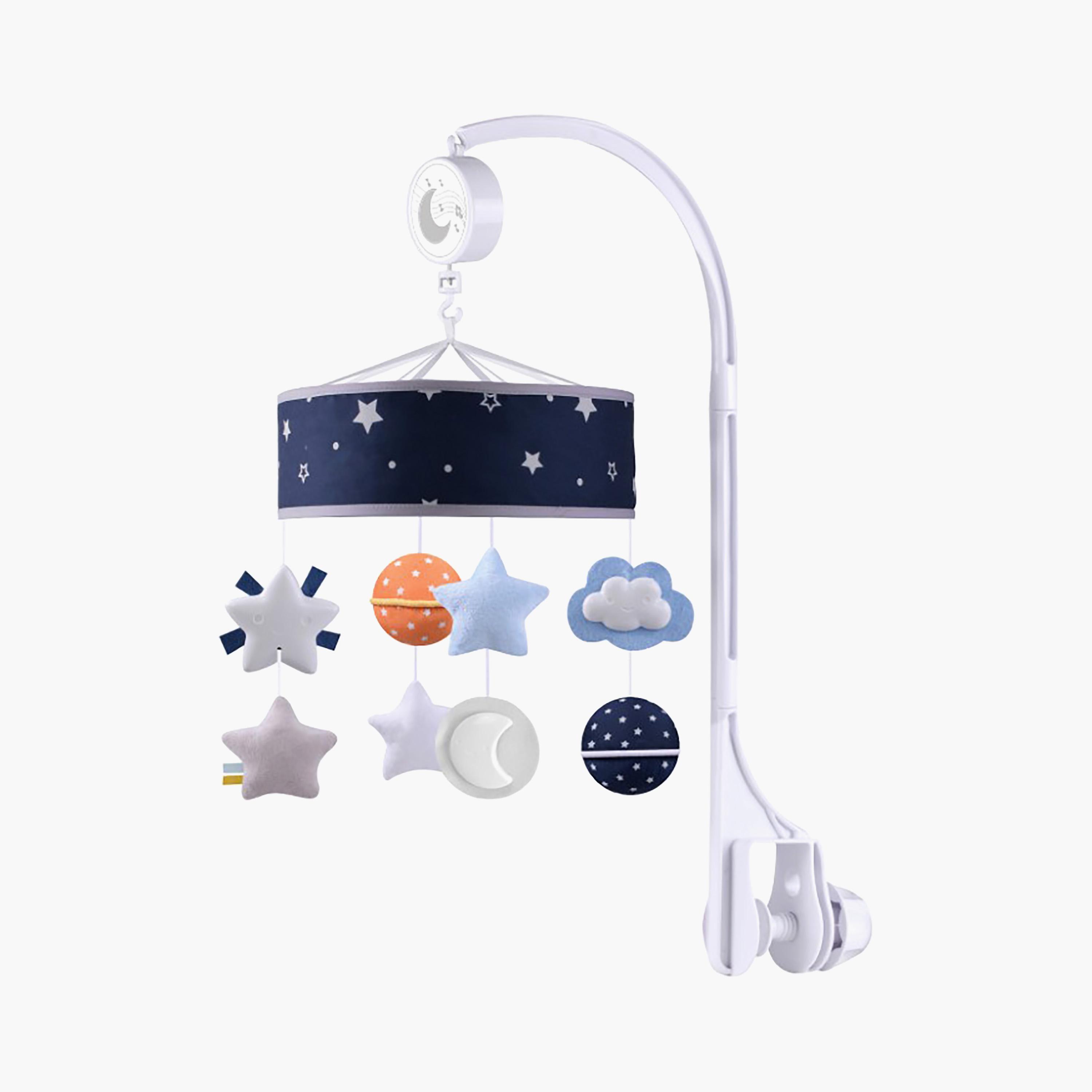 Konig Kids Musical Mobile Crib Plush Hanging Toy - Space-toys-babyandtoddlertoys-cribtoys-image-1