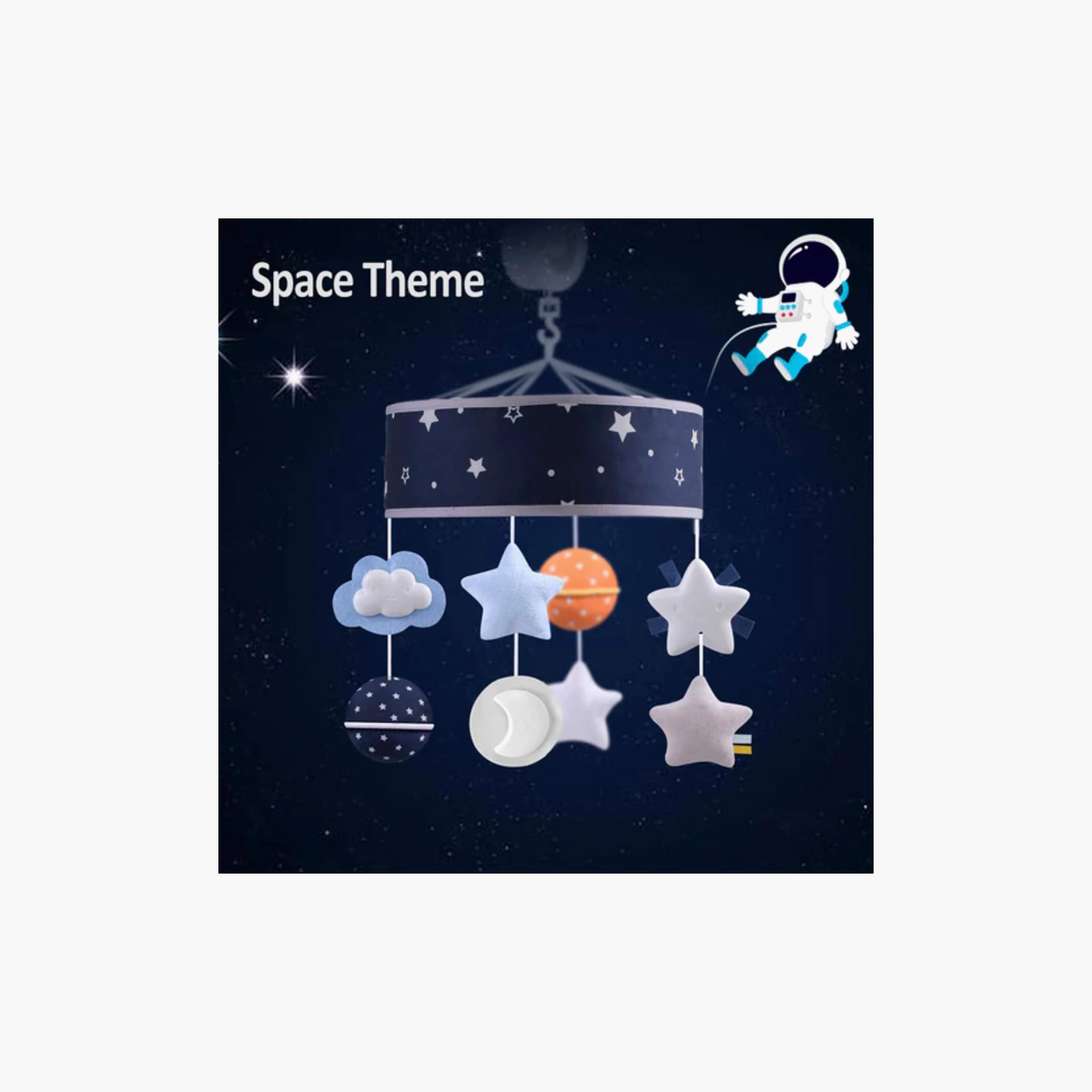 Konig Kids Musical Mobile Crib Plush Hanging Toy - Space-toys-babyandtoddlertoys-cribtoys-image-3