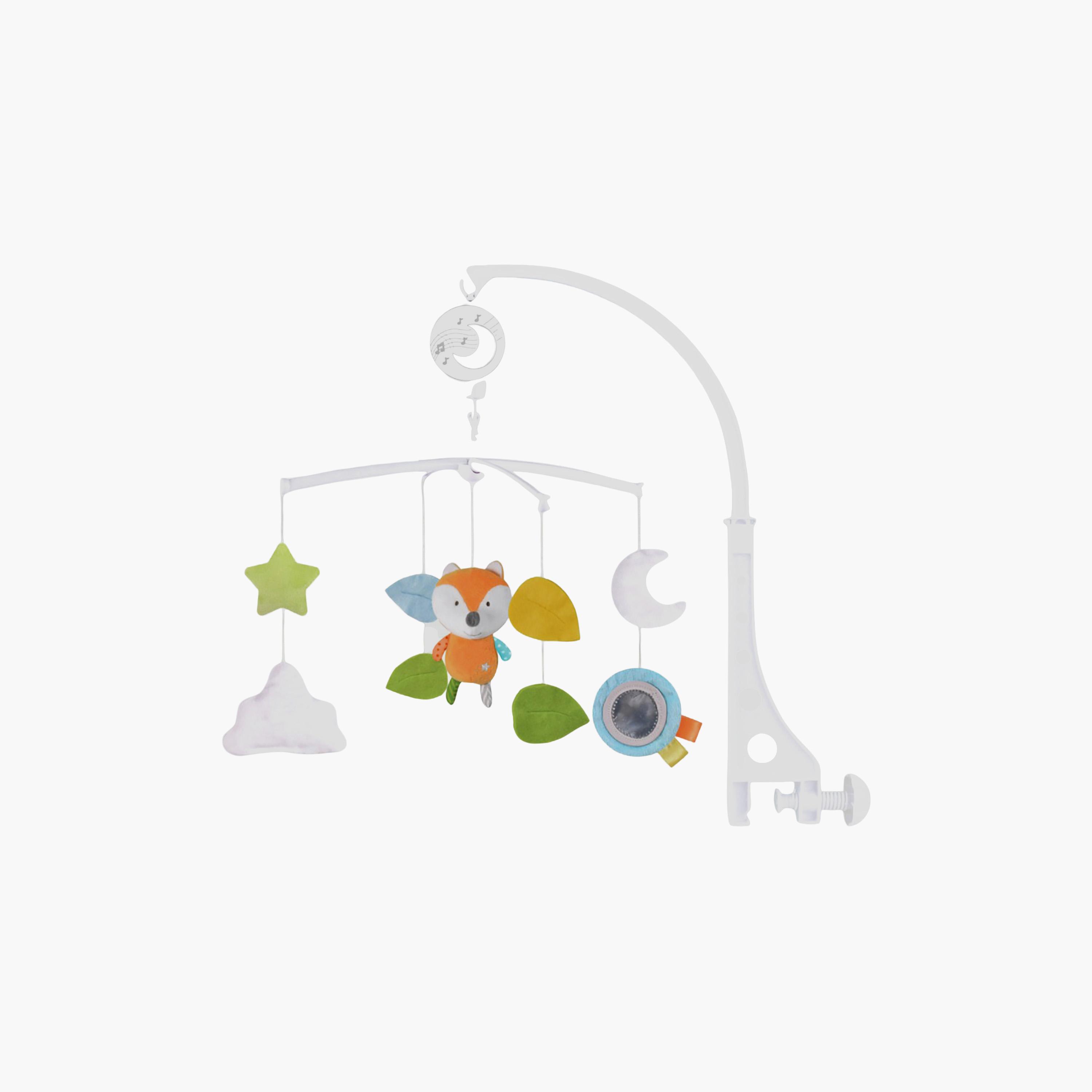 Konig Kids Musical Mobile Crib Plush Hanging Toys - Fox-toys-babyandtoddlertoys-cribtoys-image-1