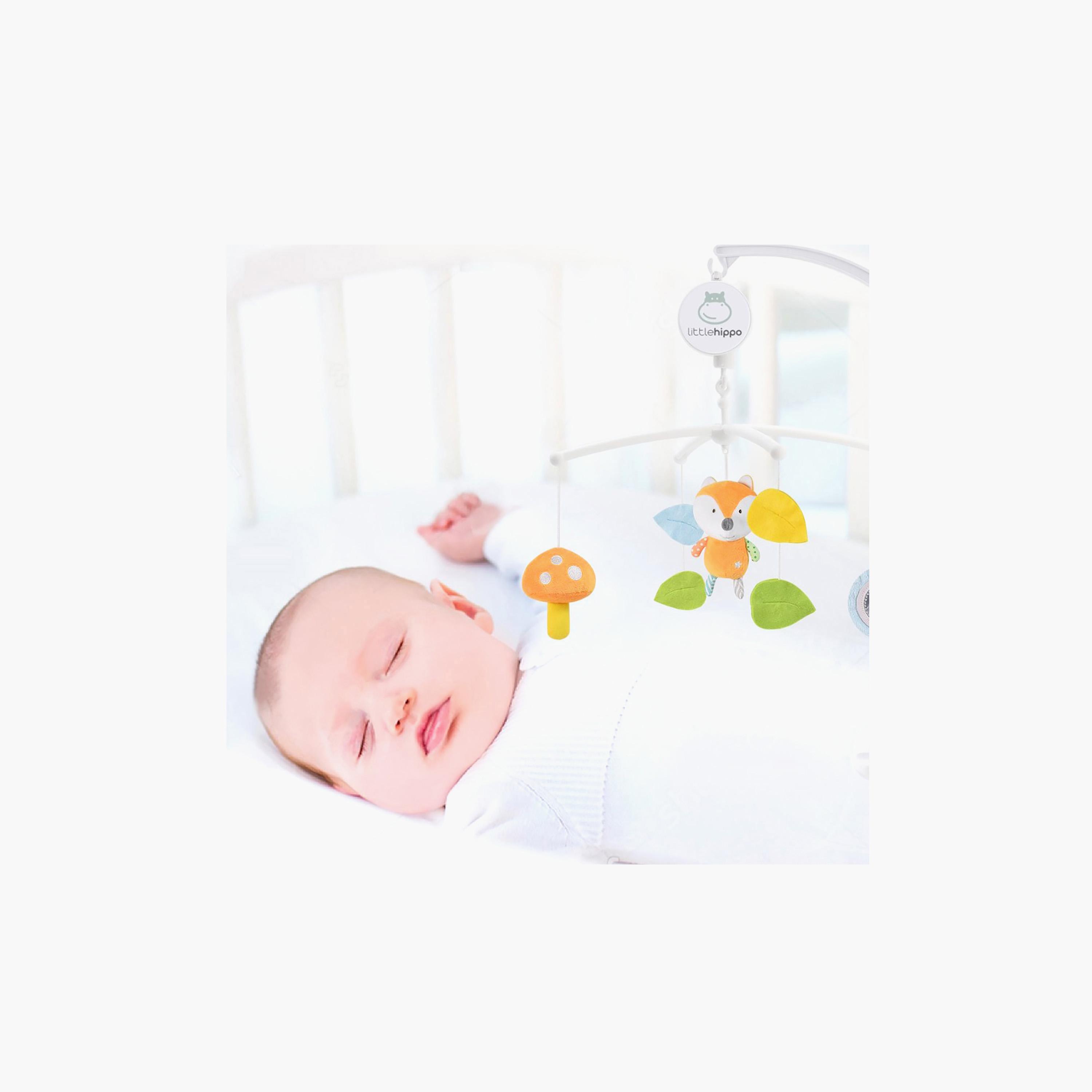 Konig Kids Musical Mobile Crib Plush Hanging Toys - Fox-toys-babyandtoddlertoys-cribtoys-image-2