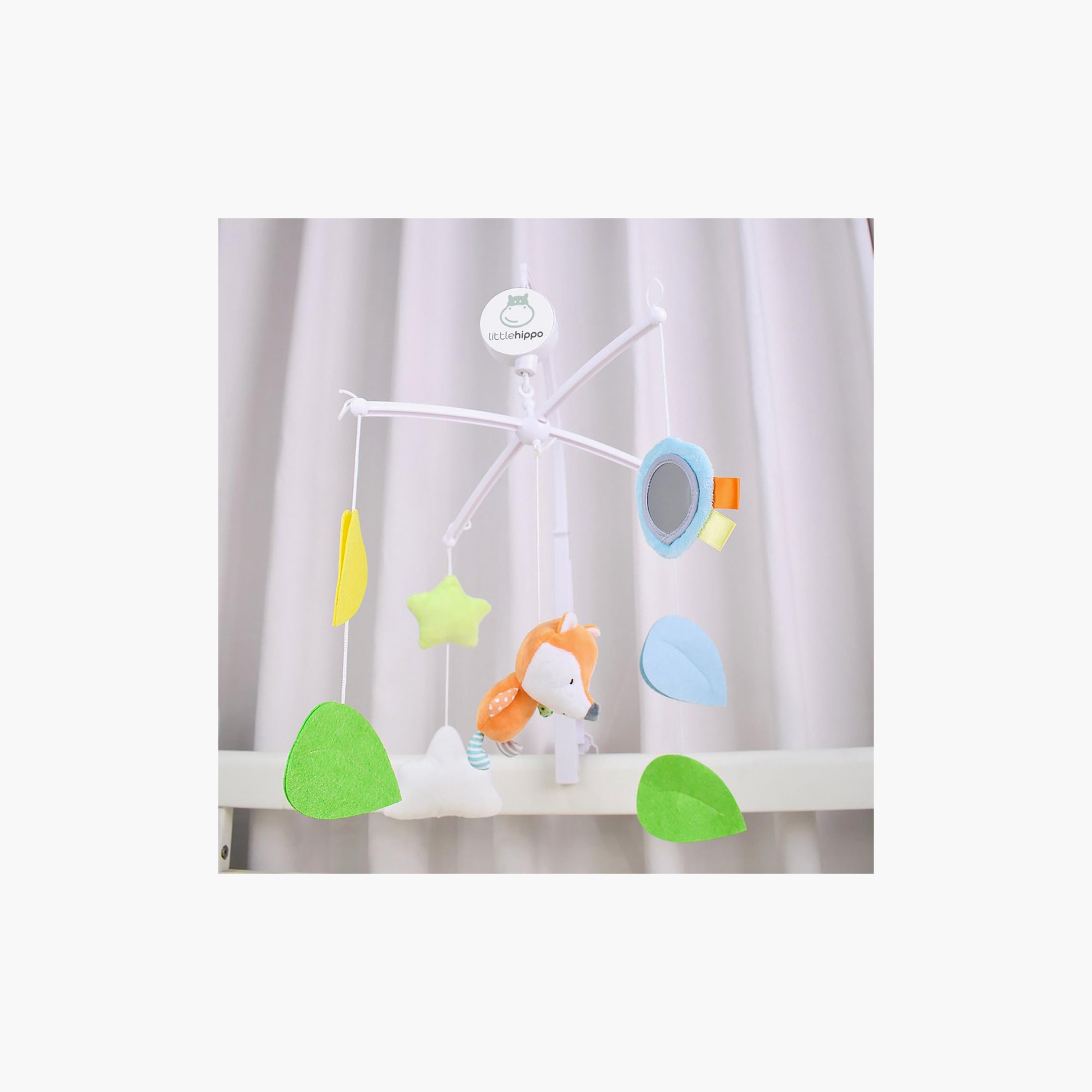 Konig Kids Musical Mobile Crib Plush Hanging Toys - Fox-toys-babyandtoddlertoys-cribtoys-image-3