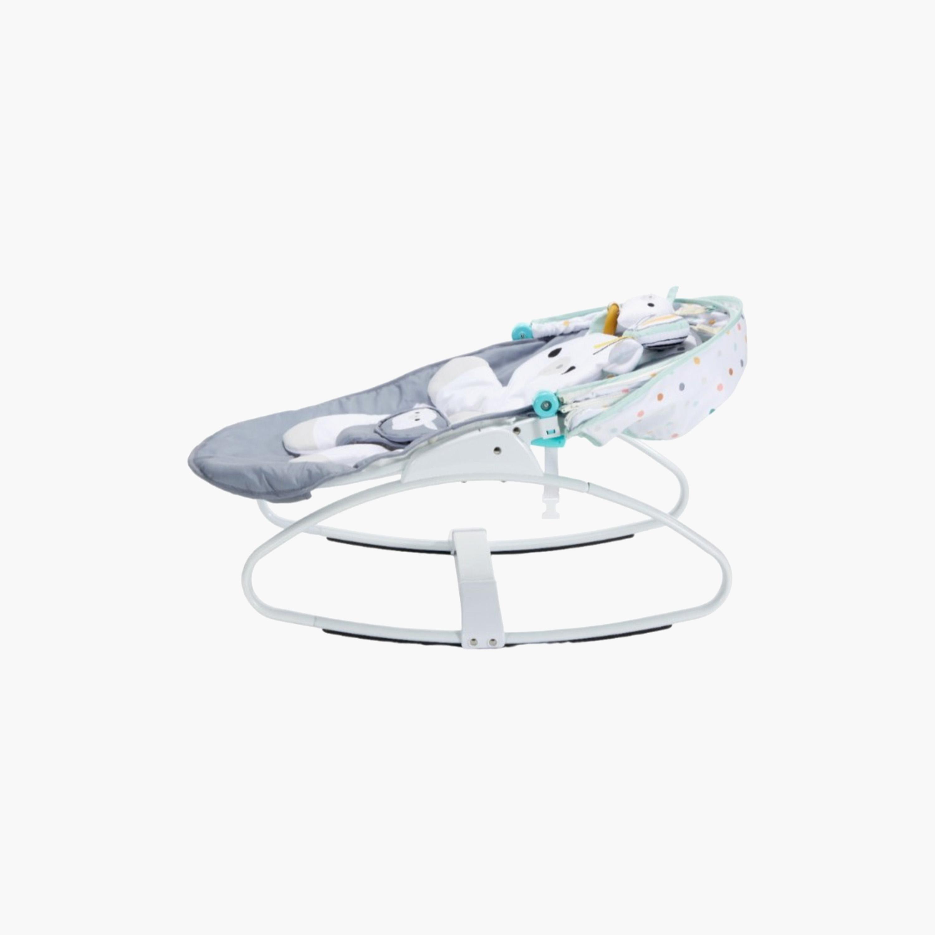 Konig Kids Rocker with Canopy, Removable Seat Pad & 2-Piece Hanging Toys-baby-infantactivity-rockers-image-3