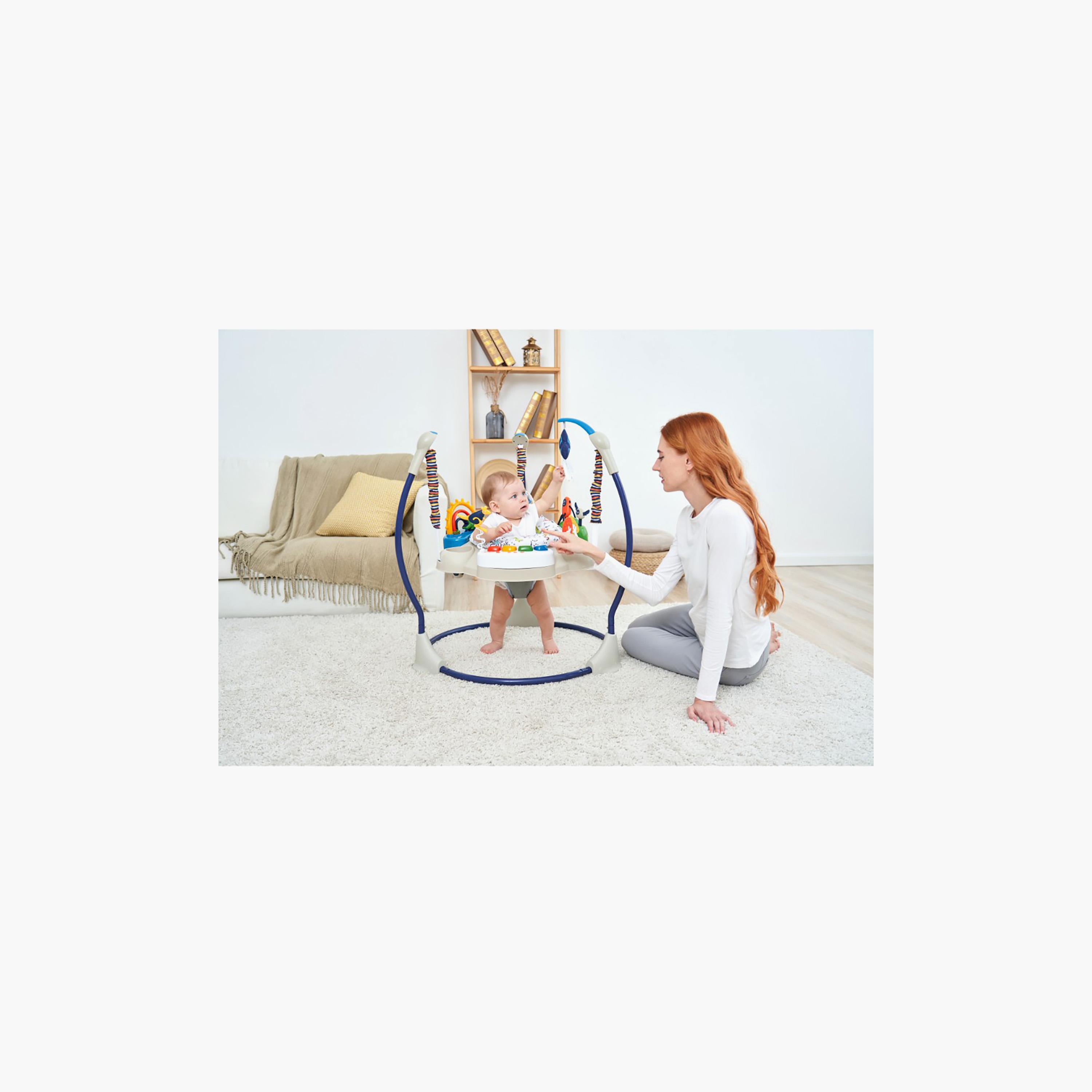 Konig Kids Jumper Activity Center with Music, Lights & Hanging Toys-baby-infantactivity-bouncers-image-3