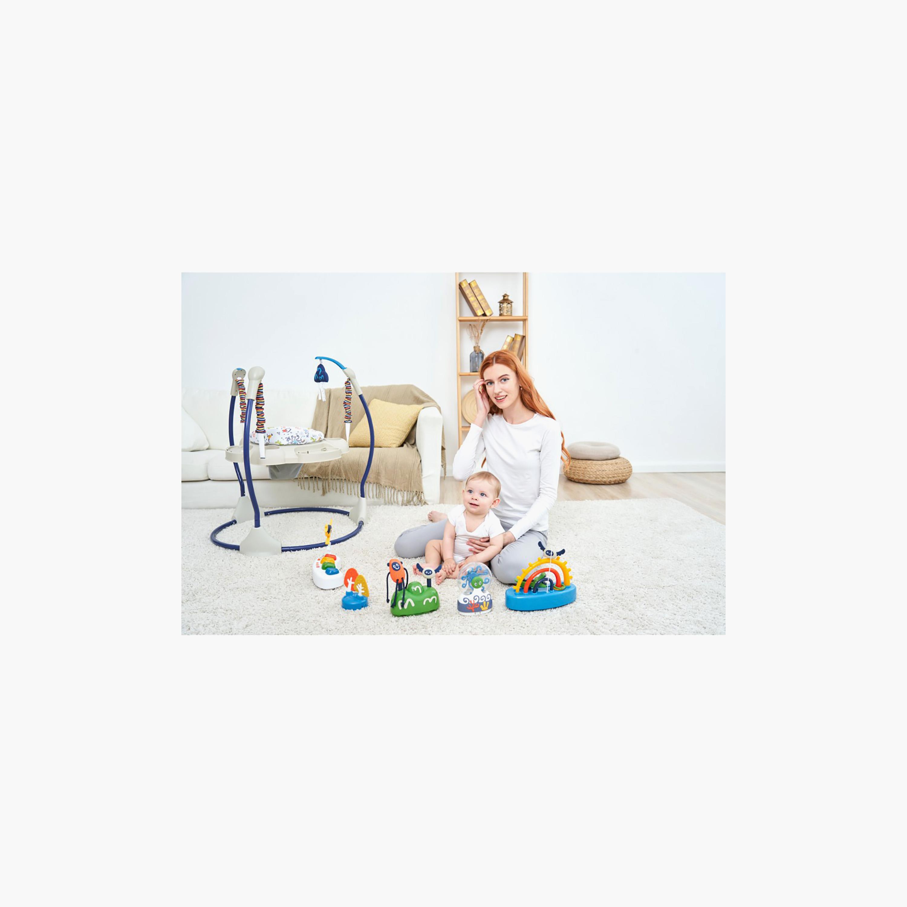 Konig Kids Jumper Activity Center with Music, Lights & Hanging Toys-baby-infantactivity-bouncers-image-4