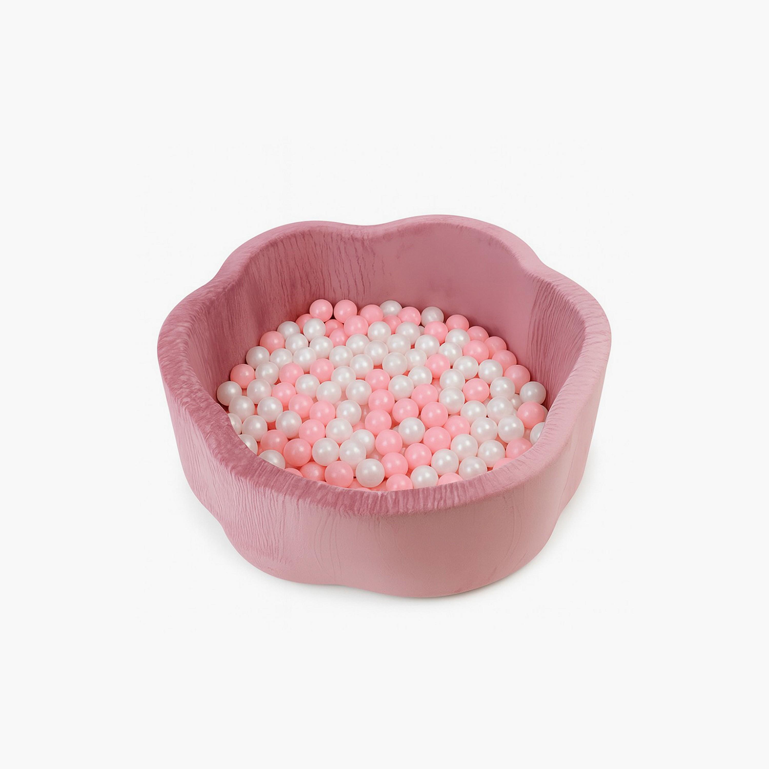 Little Angel Soft Foam Ball Pit with 200 Balls - Flower Shape-baby-infantactivity-playpensandplaymats-image-1