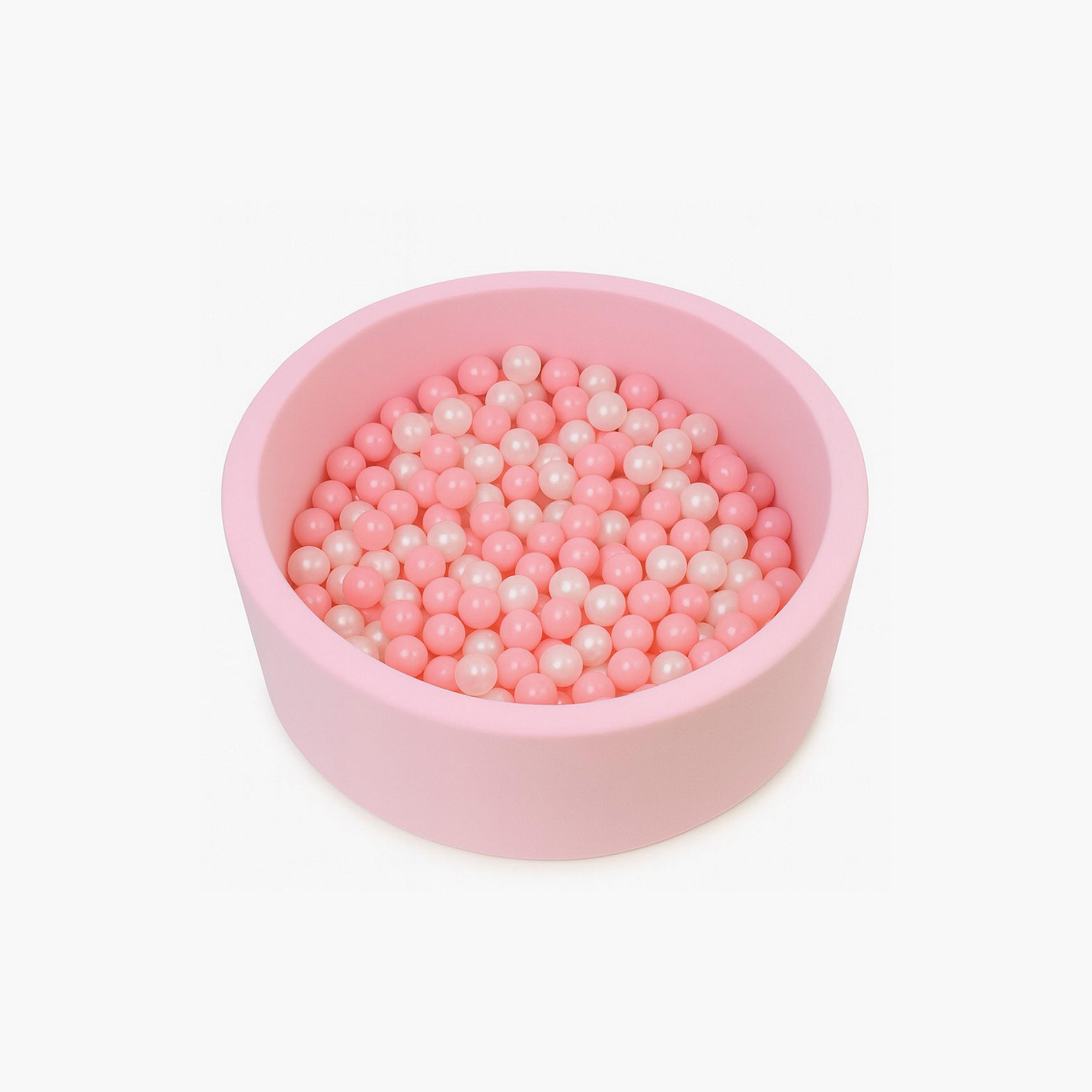 Little Angel Soft Foam Ball Pit with 200 Balls - Round Shape-baby-infantactivity-playpensandplaymats-image-1