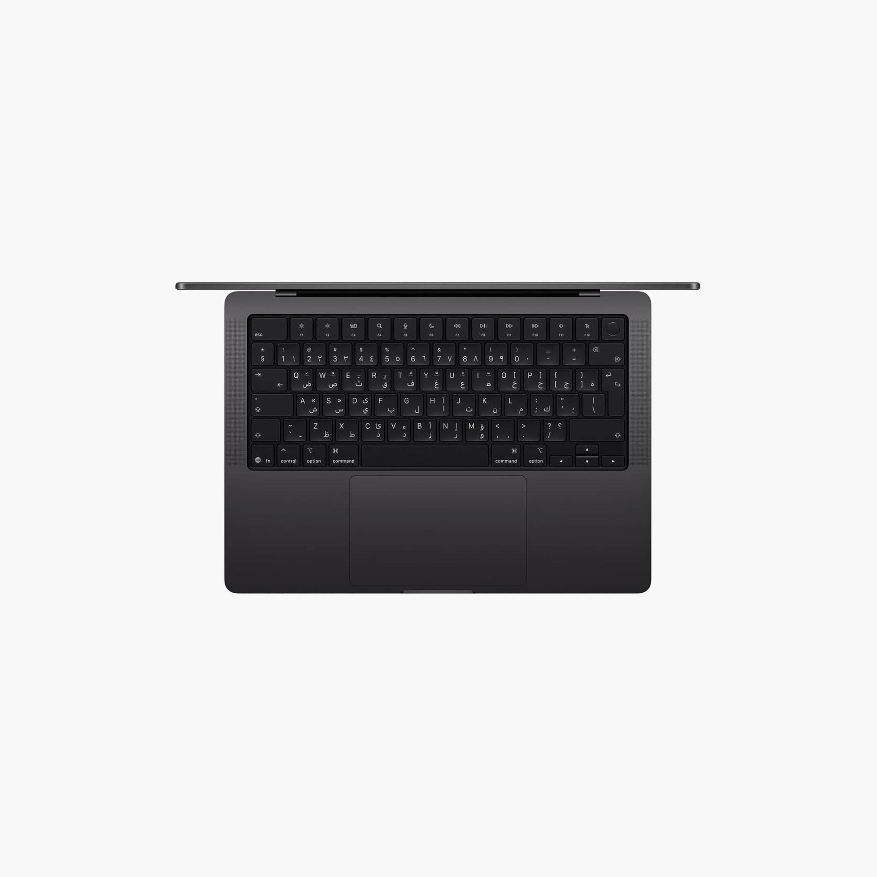 ماكبوك برو 14" : M5 معالج (CPU) ورسومات (GPU) 10 أنوية 16 جيجا SSD 1 تيرا - مفاتيح إنجليزية وعربية-electronics-laptops-image-2