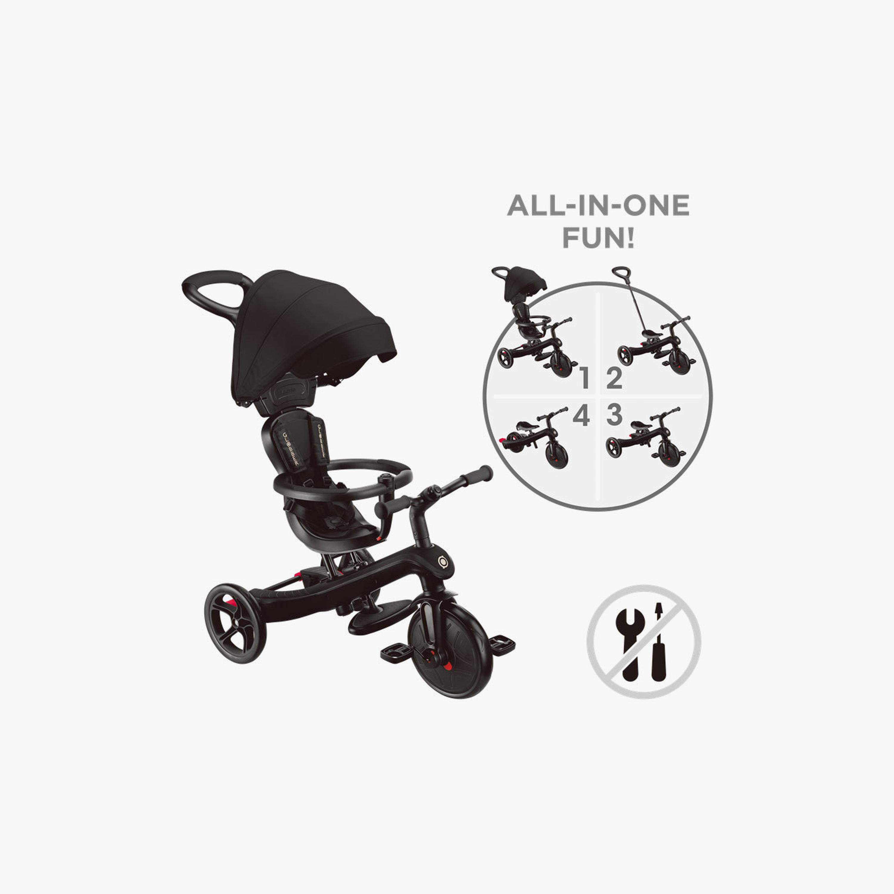 Globber Explorer 4-in-1 Convertible Trike-toys-outdoor-bikesandrideons-trikes-image-5