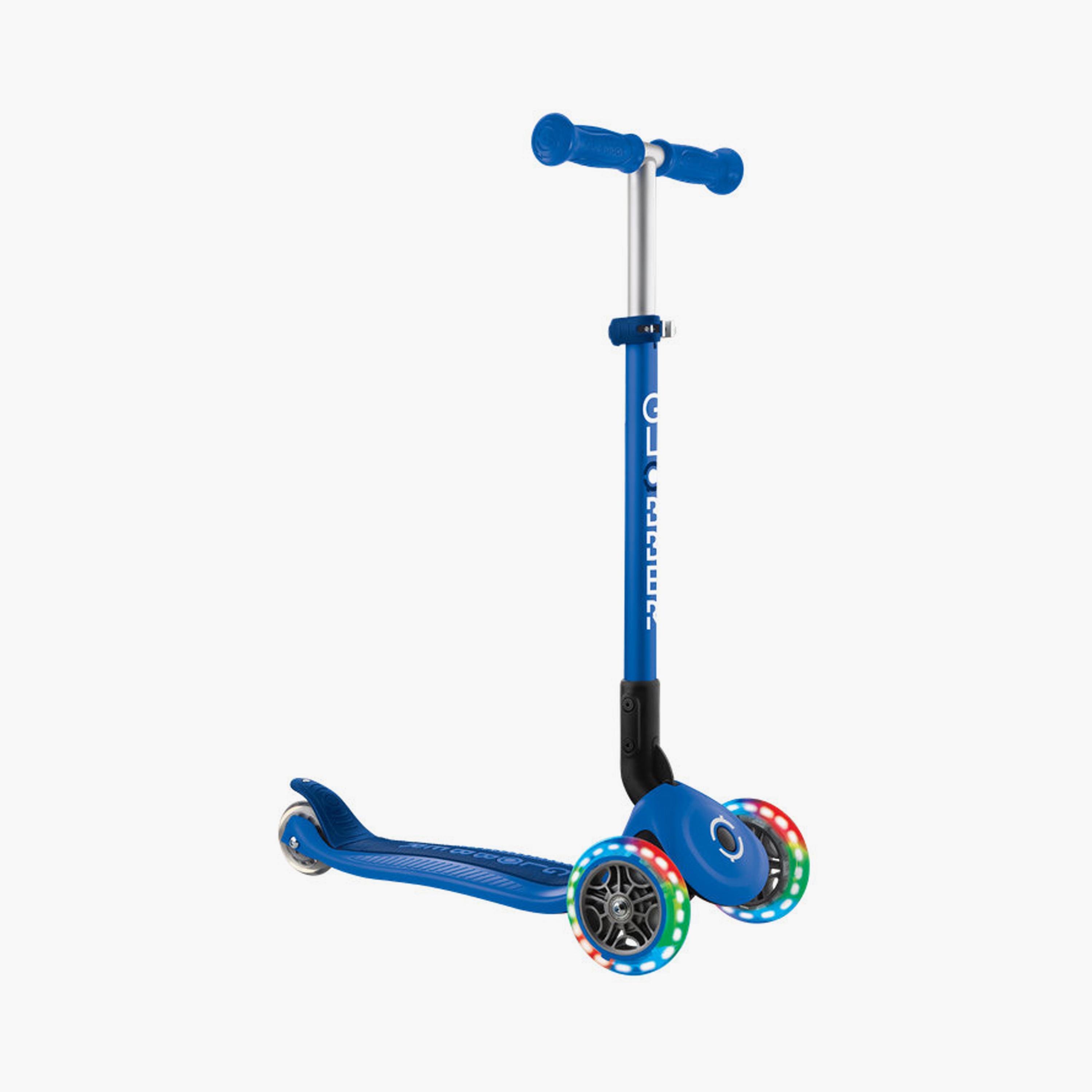 سكوتر بريمو القابل للطي بثلاث عجلات مع أضواء LED من غلوبر-toys-outdoor-scooters-image-1
