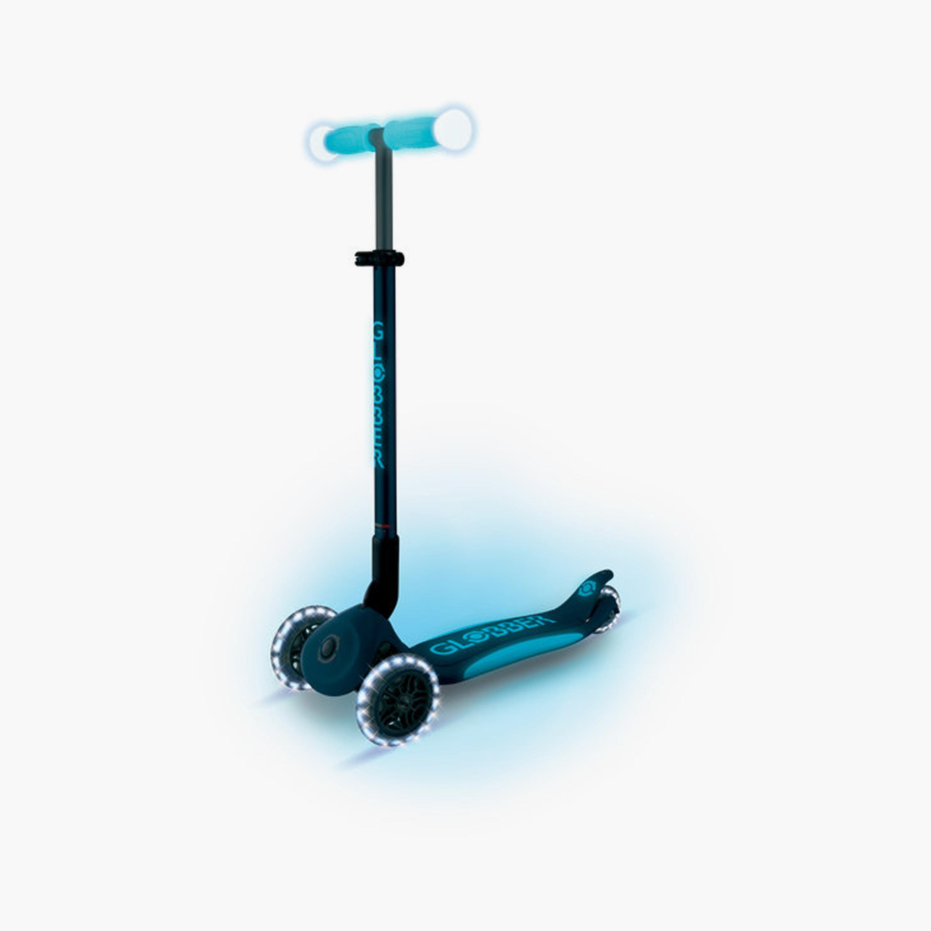 Globber Elite Glow Lights 3-Wheel Scooter with LED Flashing Wheels-toys-outdoor-scooters-image-1