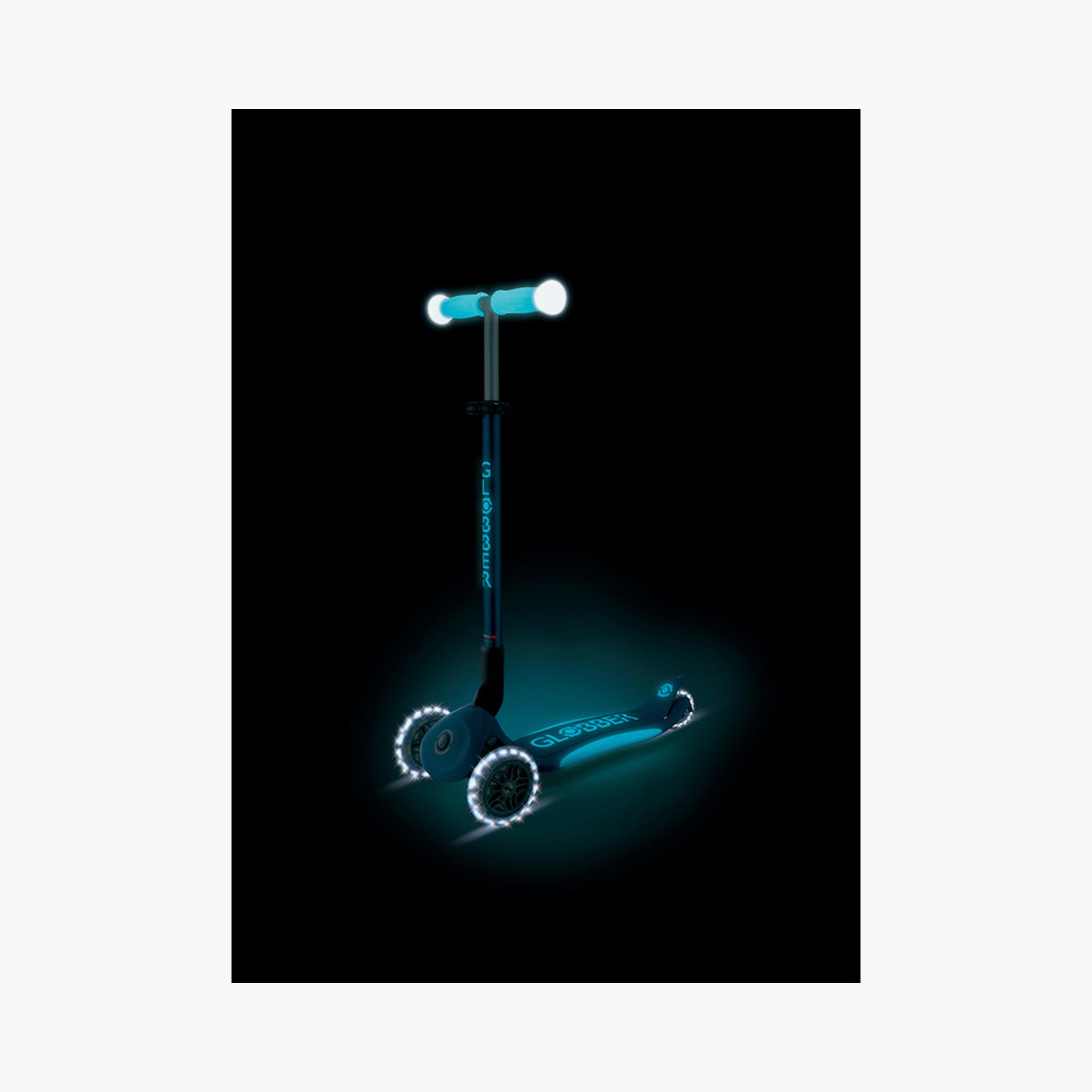 Globber Elite Glow Lights 3-Wheel Scooter with LED Flashing Wheels-toys-outdoor-scooters-image-2