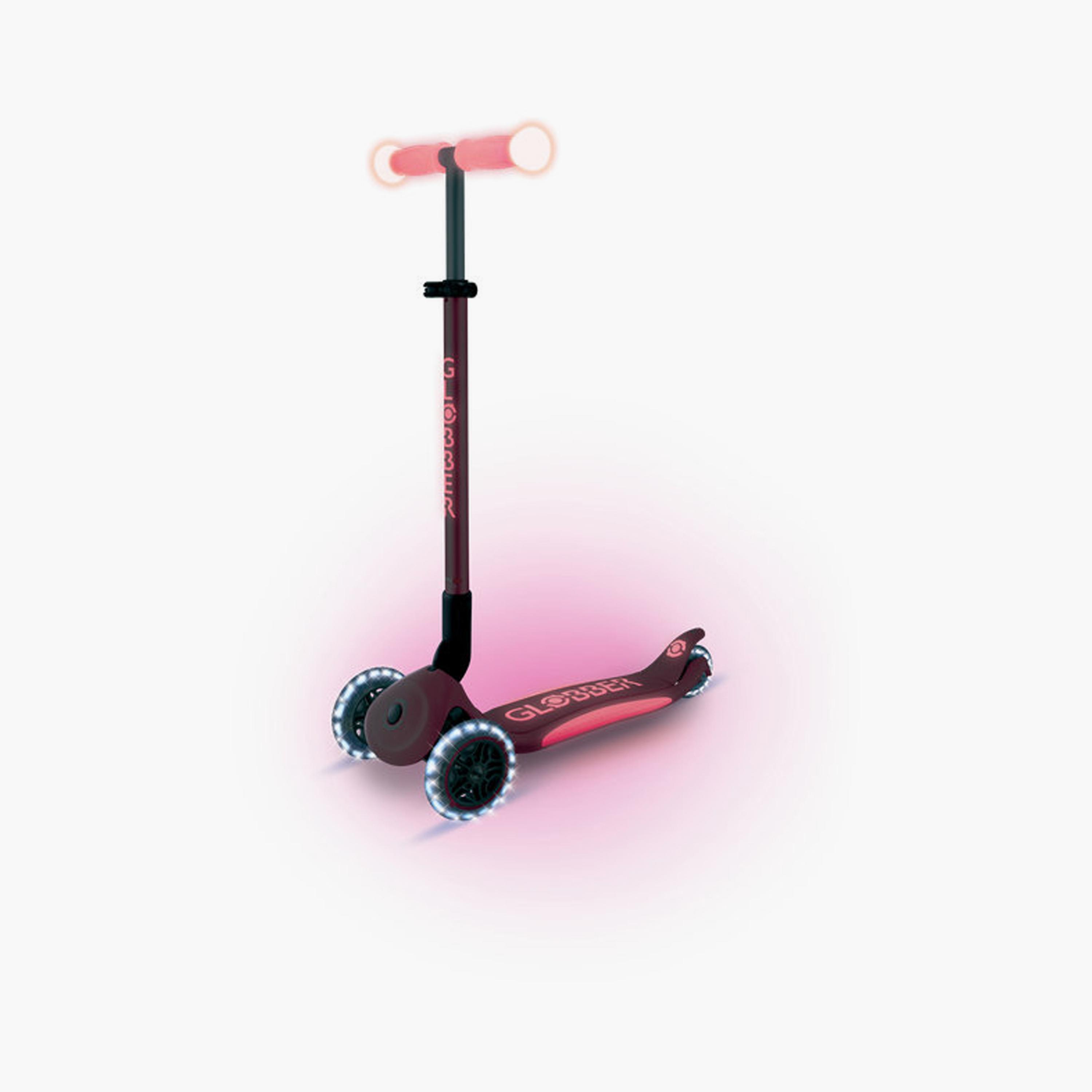 Globber Elite Glow Lights 3-Wheel Scooter with LED Flashing Wheels-toys-outdoor-scooters-image-1