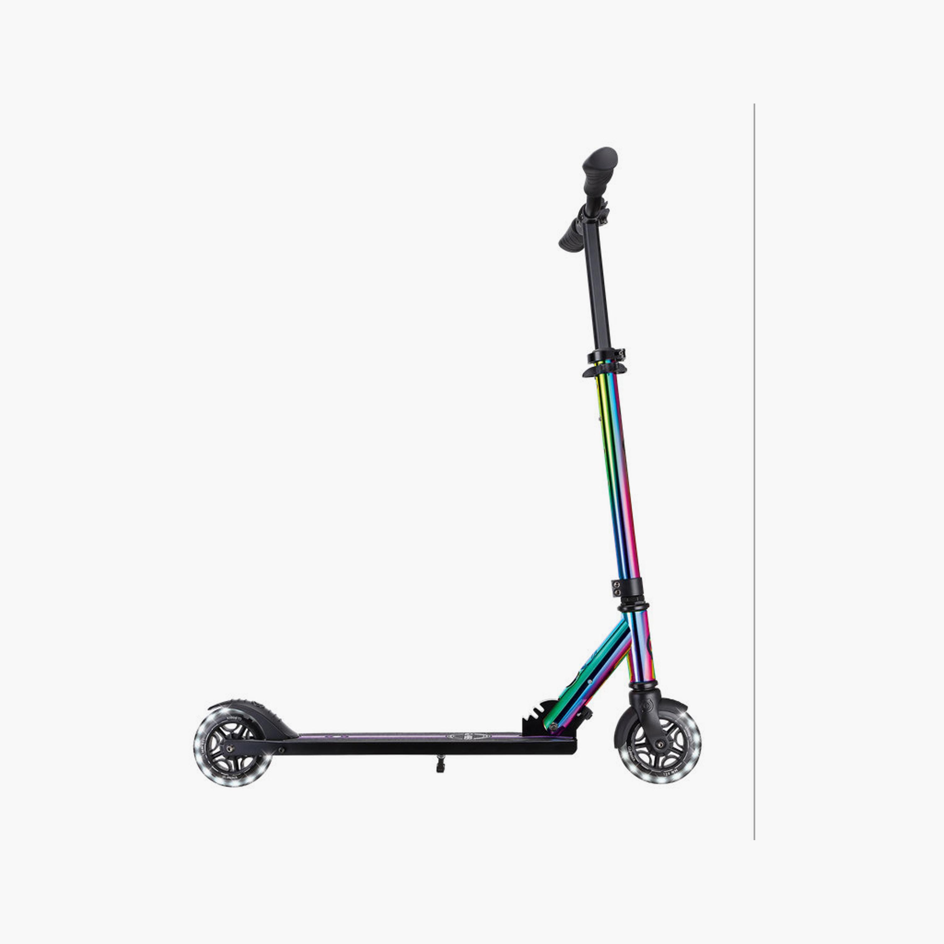 Globber Flow Element Lights Kick Scooter with LED Wheels - Neo-Chrome-toys-outdoor-scooters-image-3