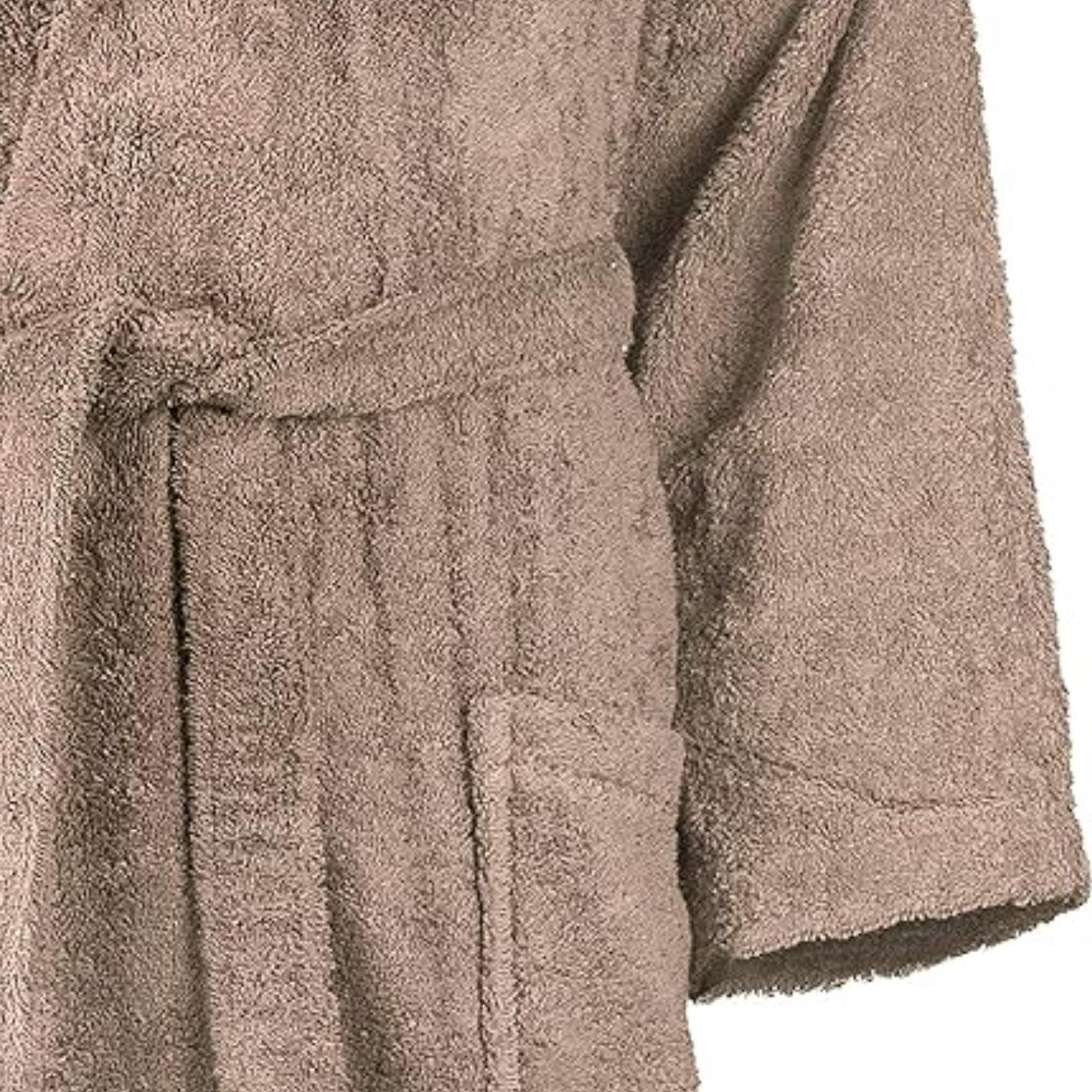 1 تشيس روب حمام قطني ناعم مع غطاء شعر-household-bathandlaundry-bathlinen-towels-image-2