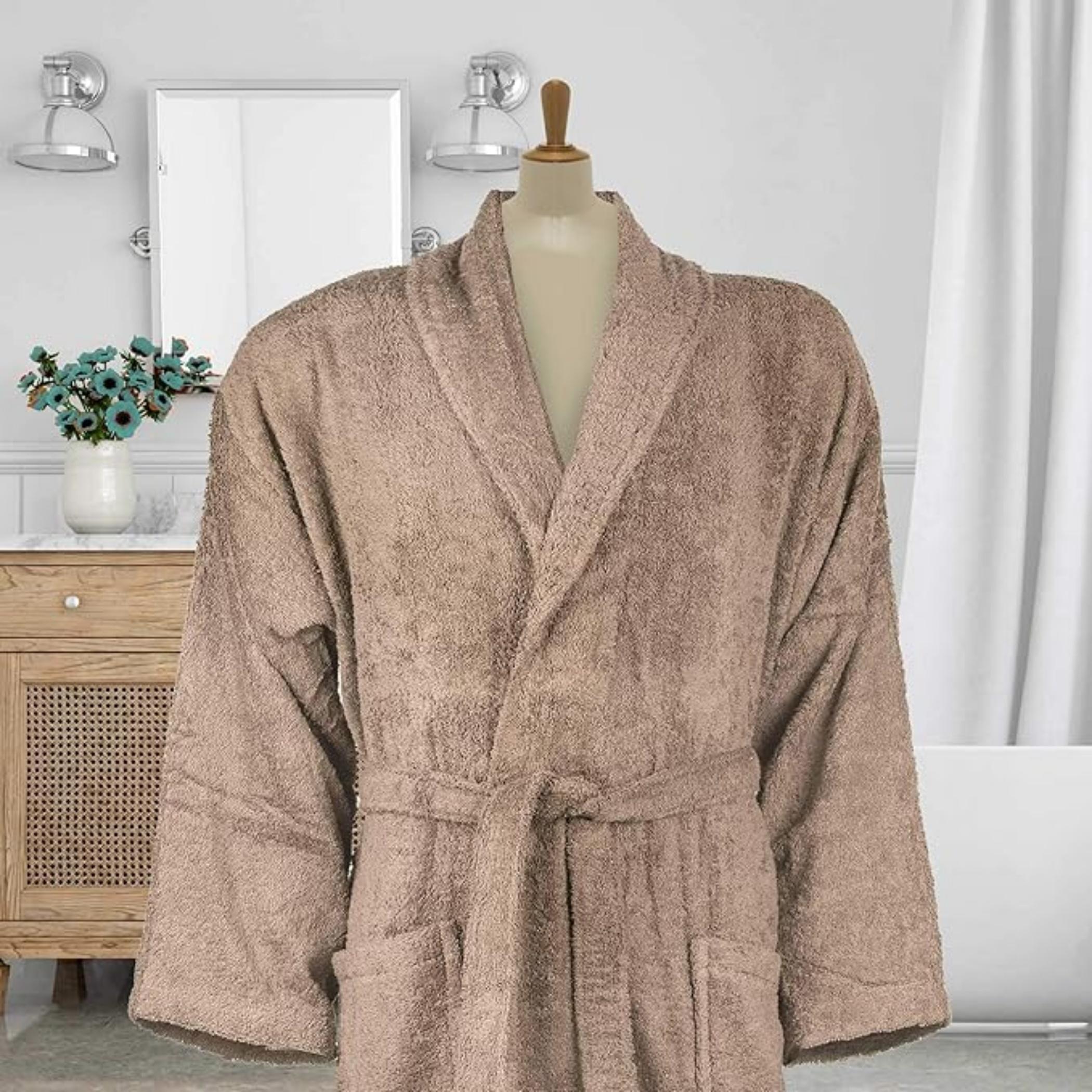 Soft Terry Bathrobe Hair Wrap Set-household-bathandlaundry-bathlinen-towels-image-2