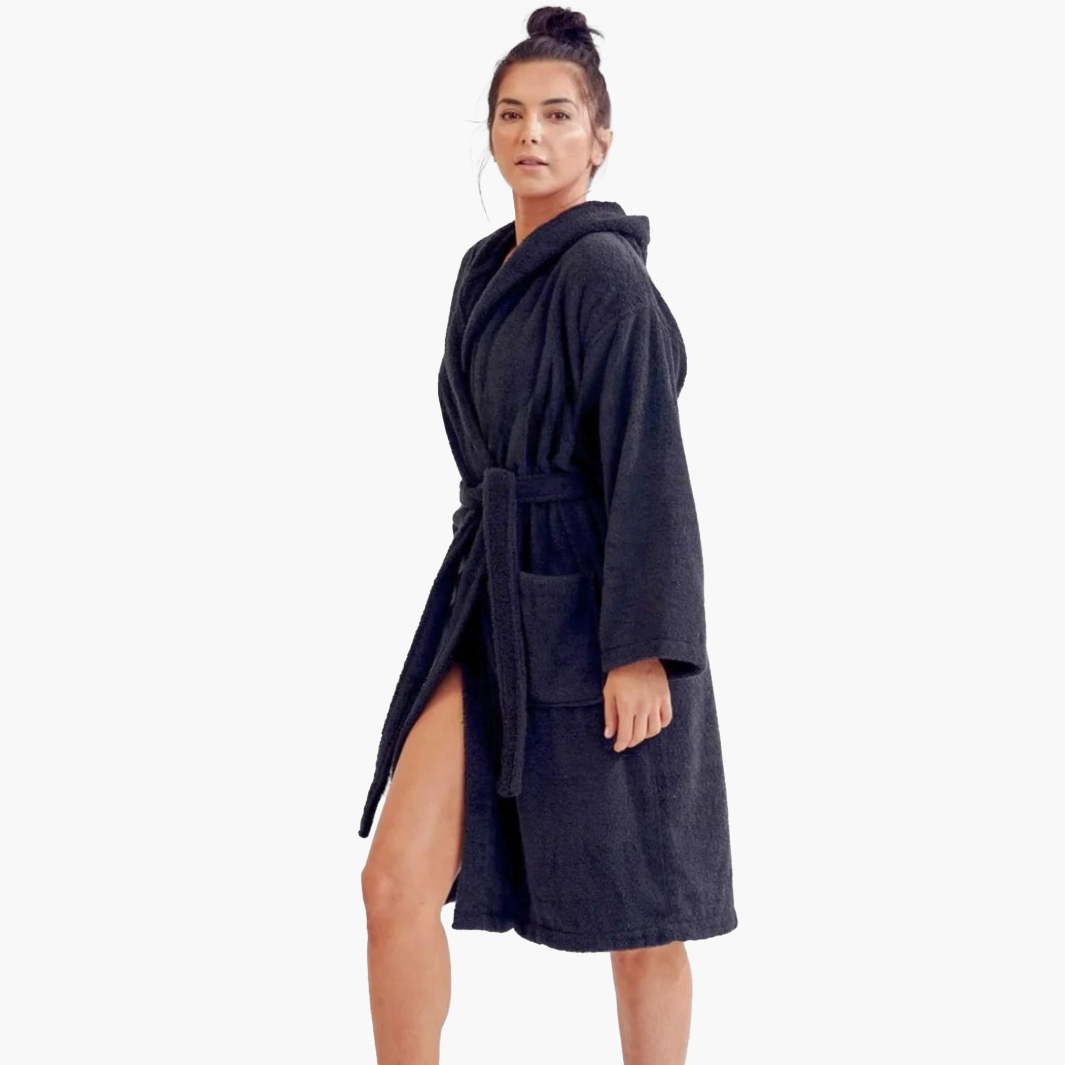 Hooded Terry Bathrobe-household-bathandlaundry-bathlinen-towels-image-3