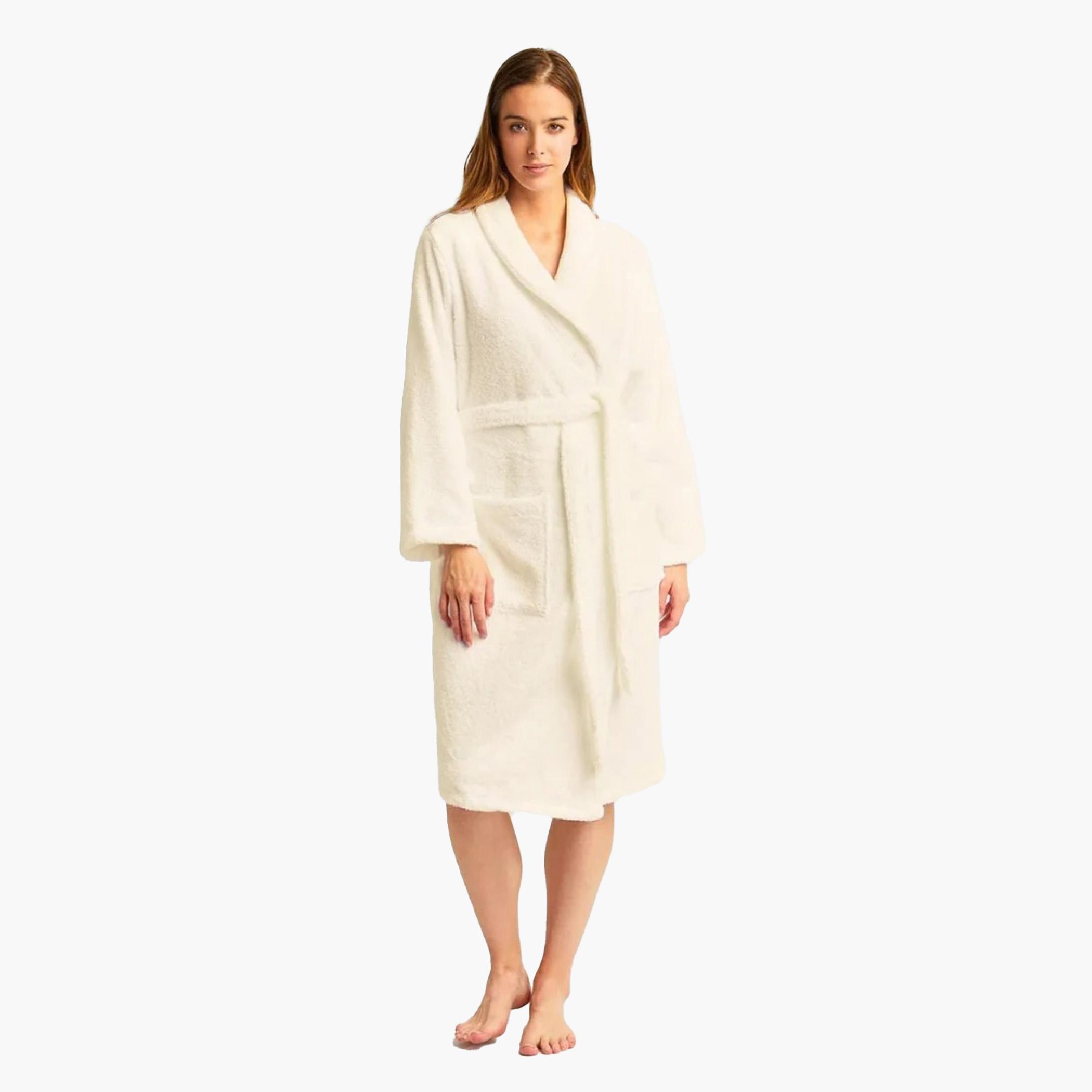 Plush Cotton Terry Bathrobe-household-bathandlaundry-bathlinen-towels-image-4