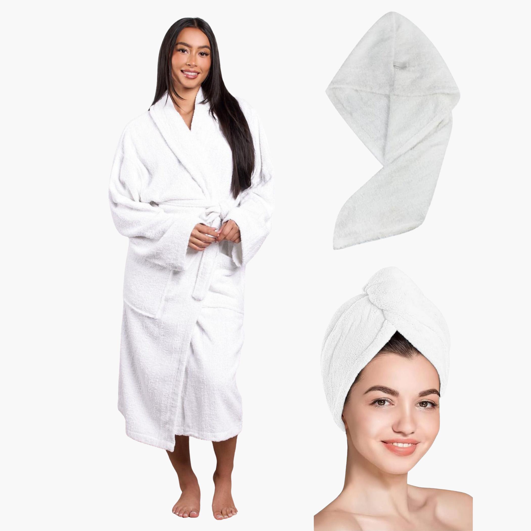 1 تشيس طقم روب حمام ولفافة شعر تيري-household-bathandlaundry-bathlinen-towels-image-4