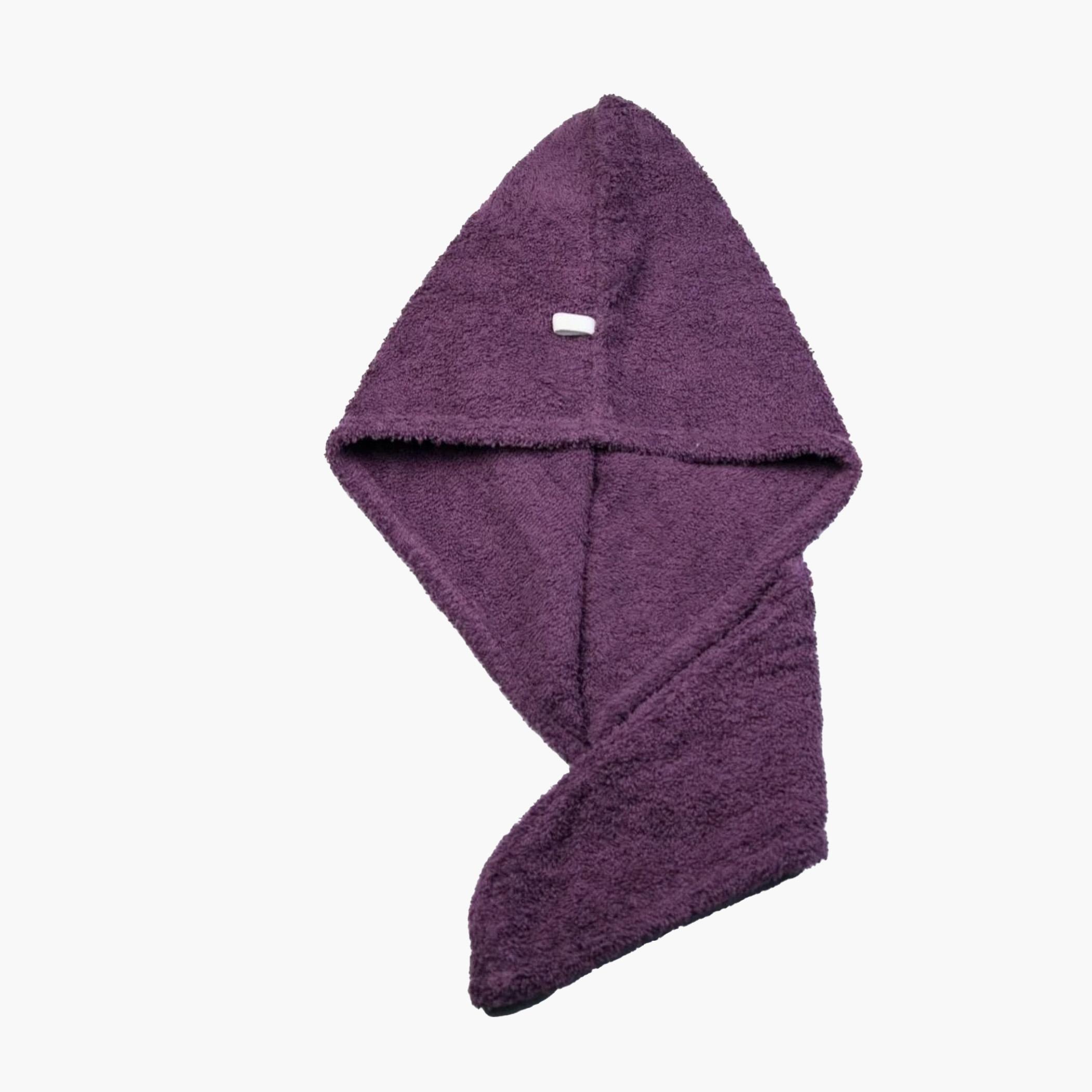 Purple Hair Drying Turban-household-bathandlaundry-bathlinen-towels-image-3