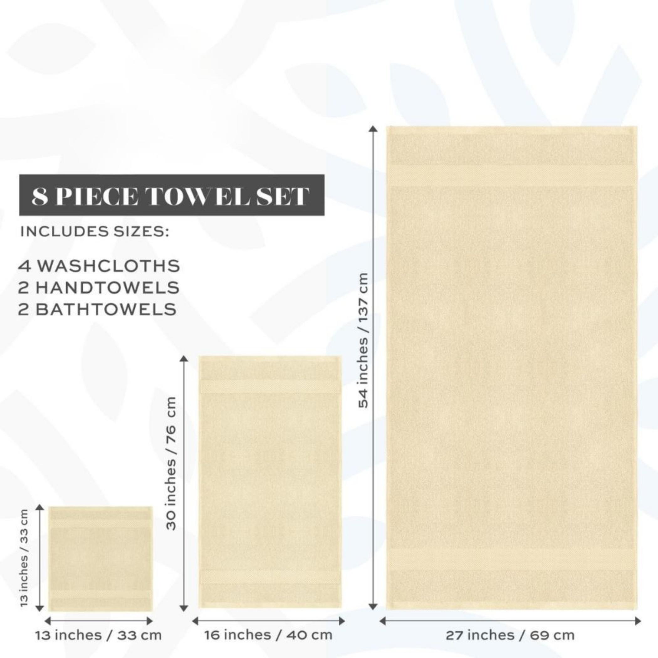 1 تشيس طقم مناشف قطني ماص بيج-household-bathandlaundry-bathlinen-towels-image-3
