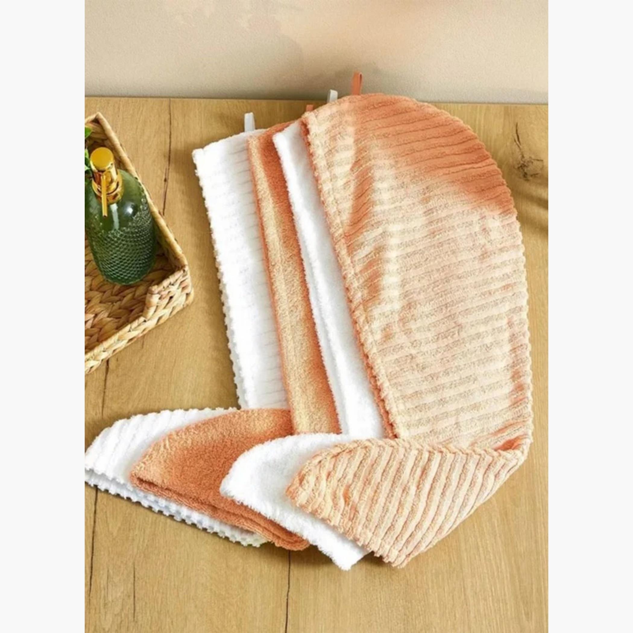 Ribbed Microfibre Hair Drying Towel-household-bathandlaundry-bathlinen-towels-image-2