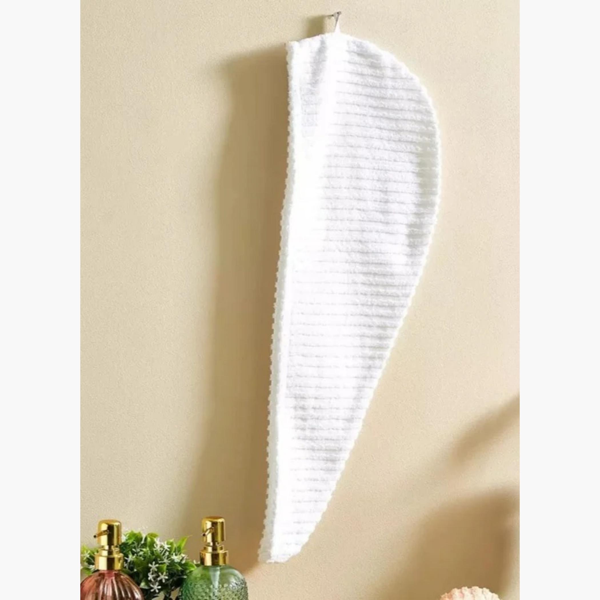 Ribbed Microfibre Hair Drying Towel-household-bathandlaundry-bathlinen-towels-image-3