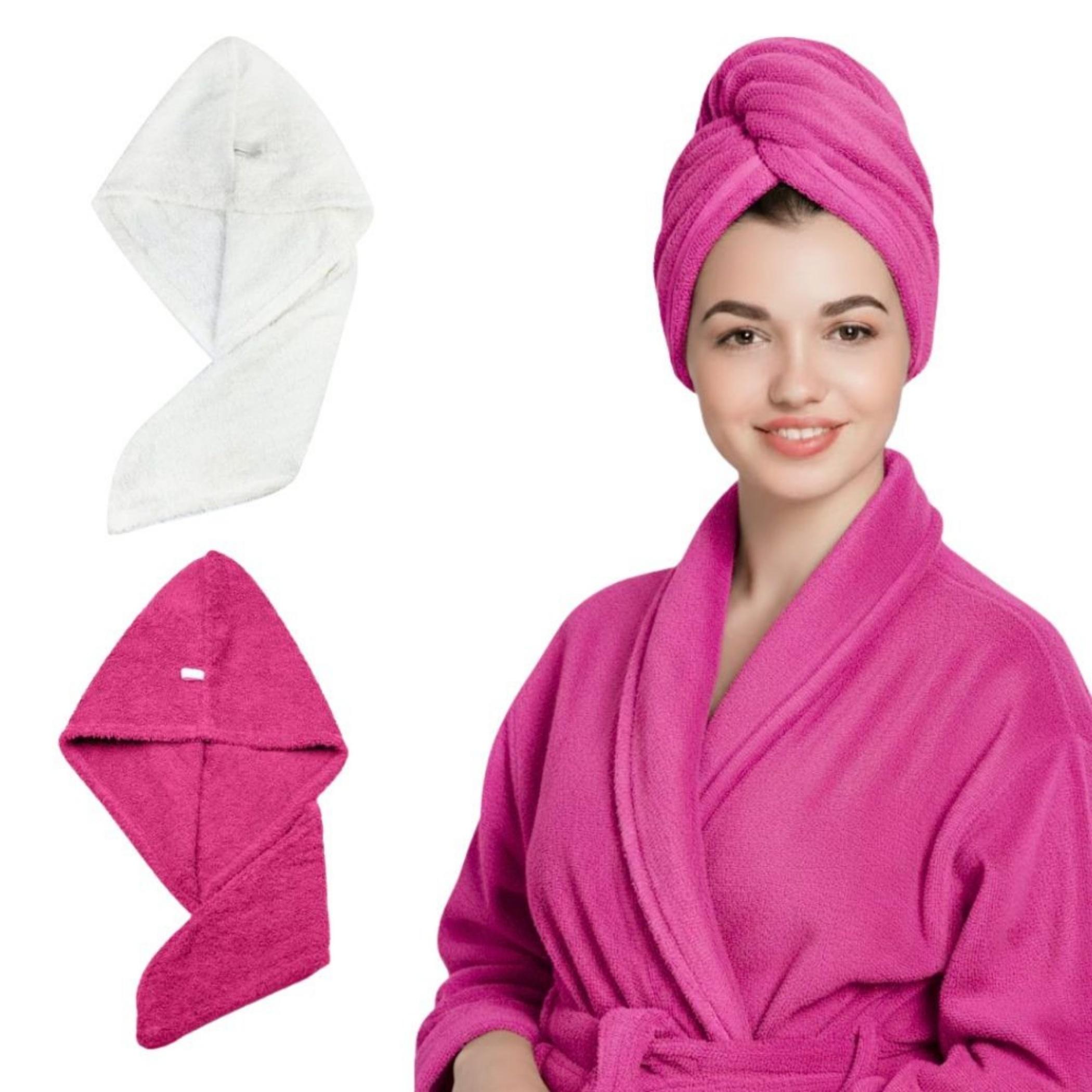 Soft Terry Hair Drying Turban-household-bathandlaundry-bathlinen-towels-image-3