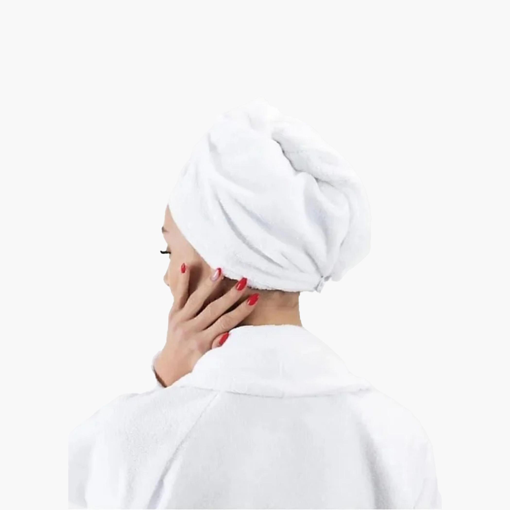 Soft Absorbent Hair Turban-household-bathandlaundry-bathlinen-towels-image-2