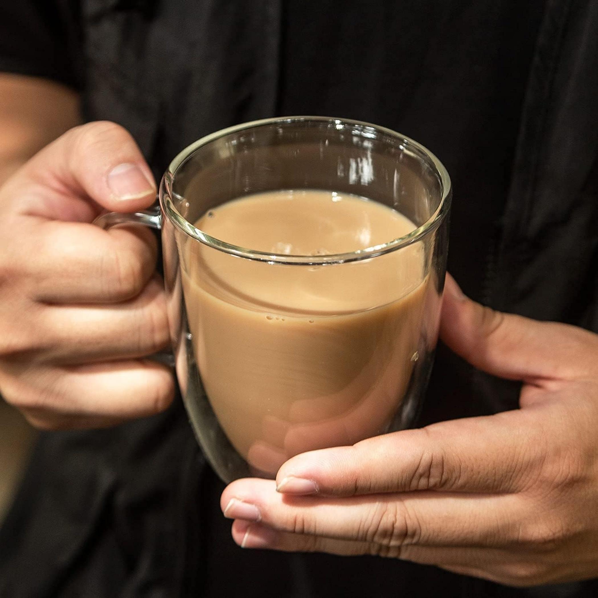 Double Wall 6-Piece Glass Mug Set - 350 ml-household-dining-teaandcoffee-mugsandcups-image-4