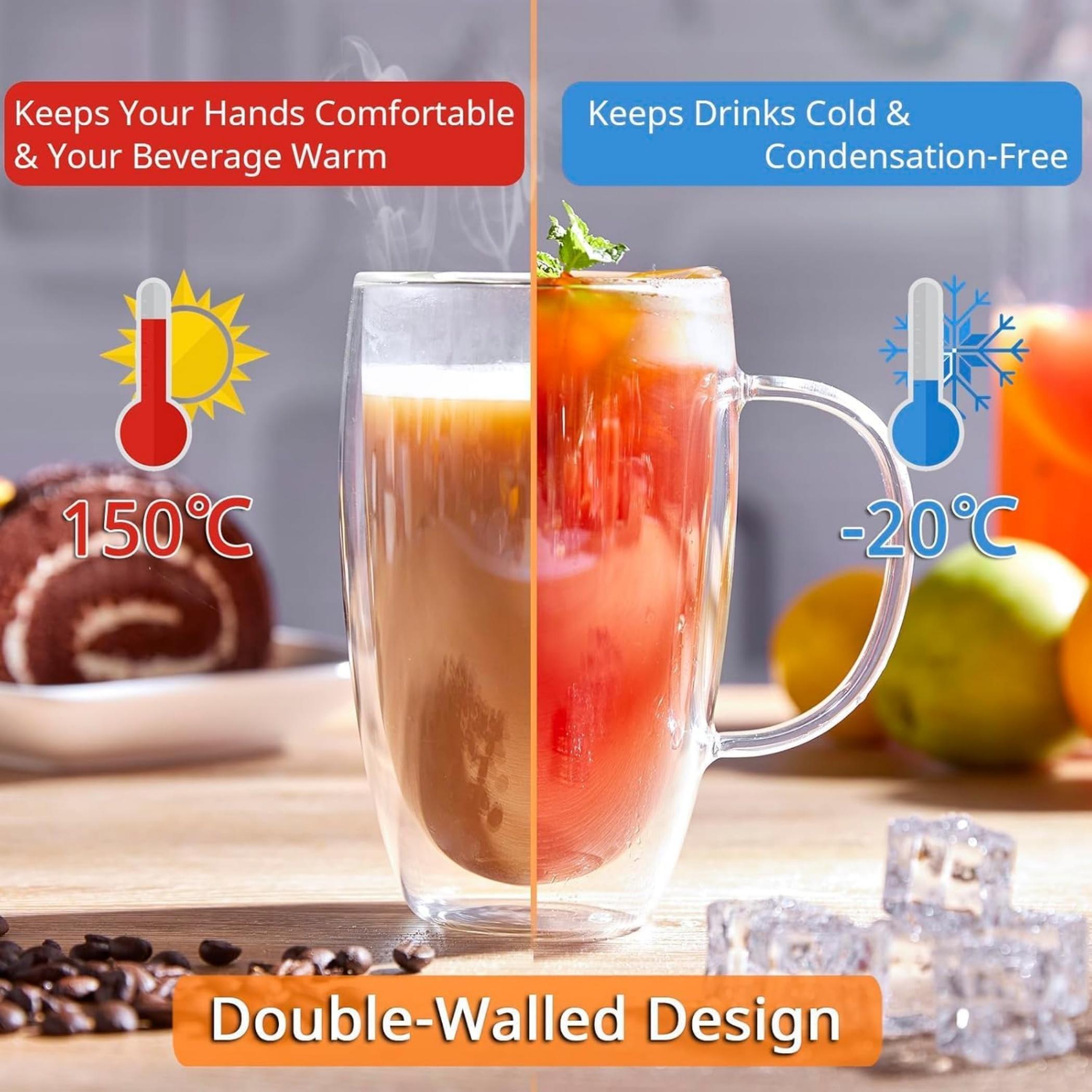 Double Wall Glass Mug Set-household-dining-teaandcoffee-mugsandcups-image-1