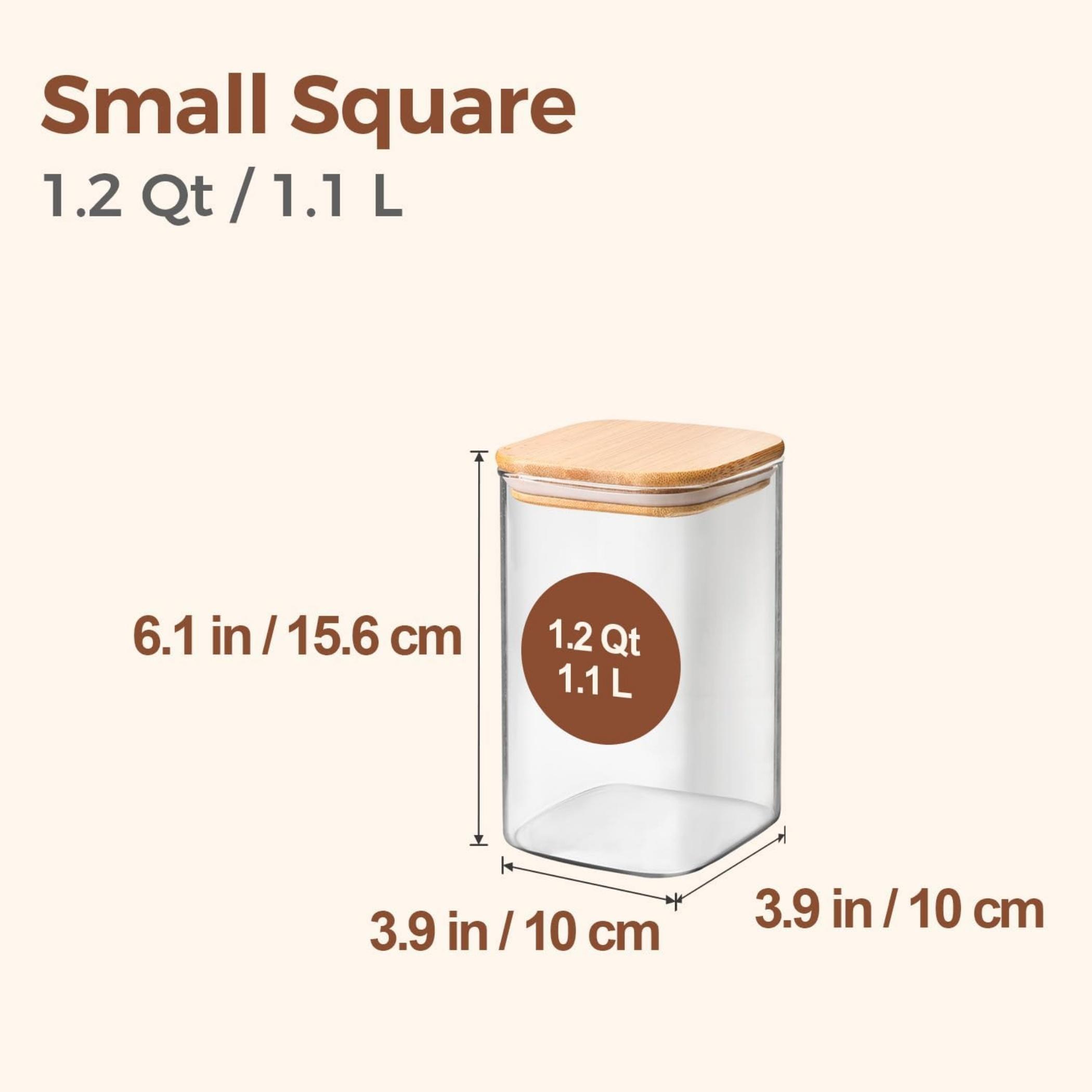 1 تشيس وعاء تخزين طعام زجاجي، 1.1 لتر-household-kitchen-foodstorage-canistersandjars-image-3