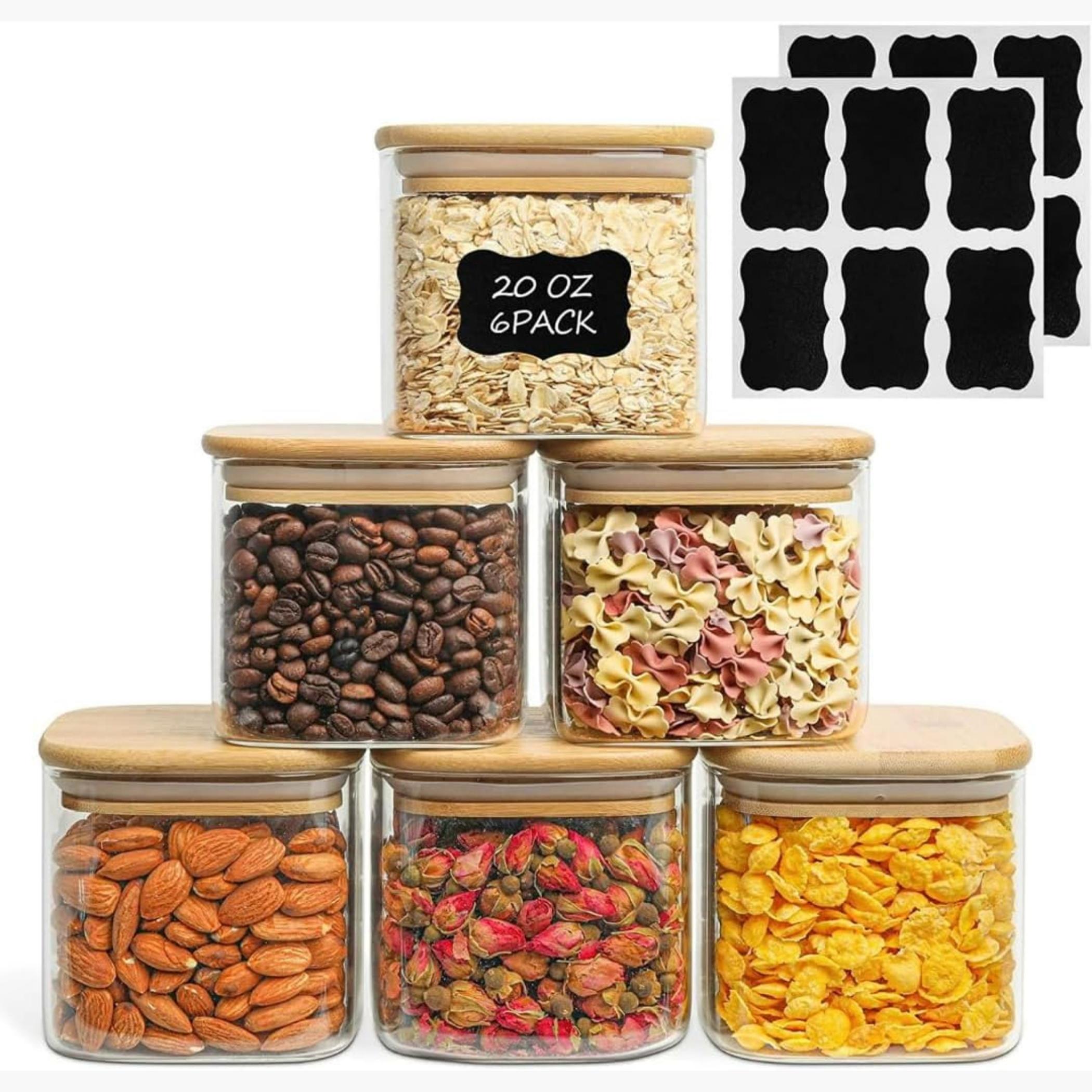 1 تشيس برطمانات تخزين طعام زجاجية مربعة-household-kitchen-foodstorage-canistersandjars-image-1