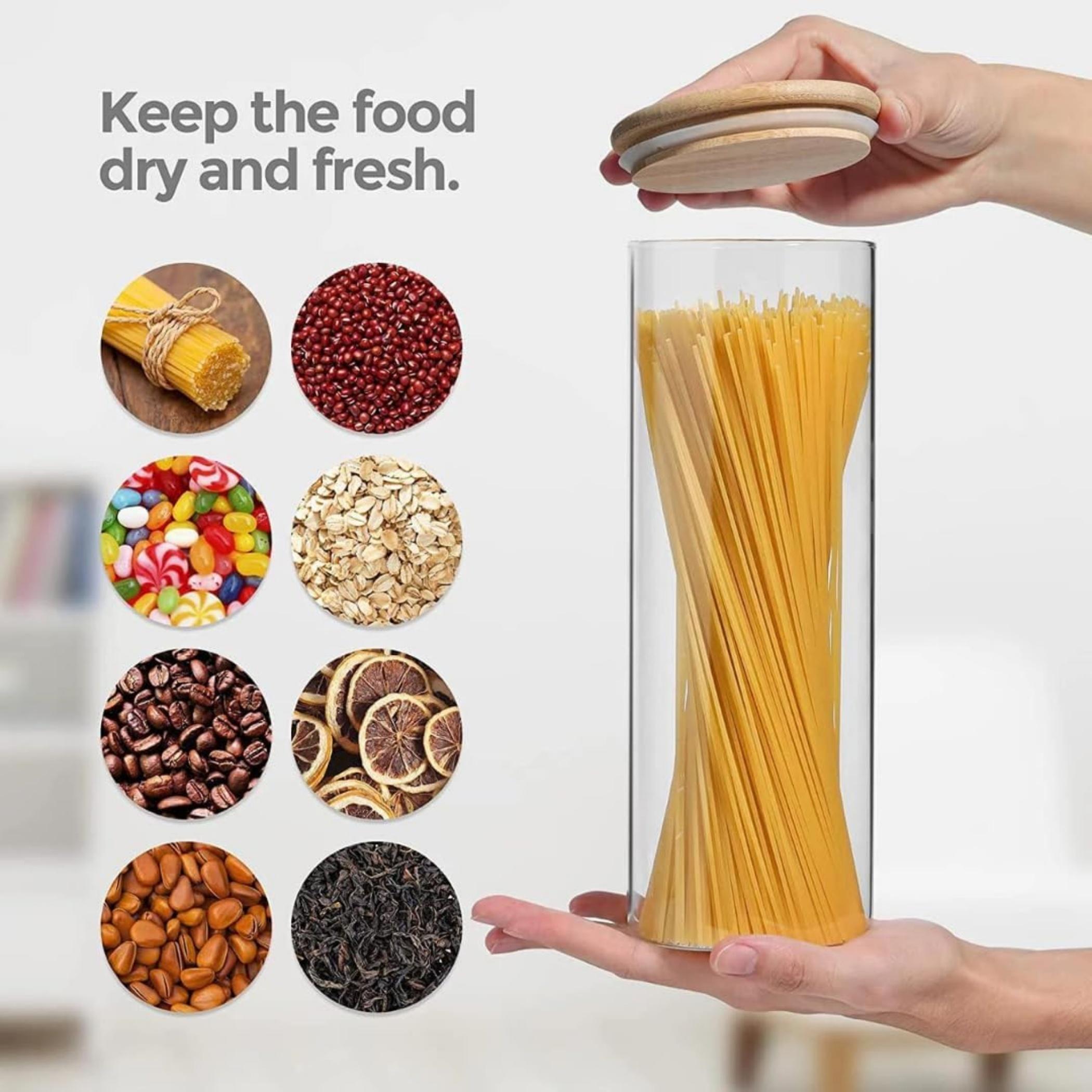 1 تشيس وعاء تخزين طعام زجاجي أسطواني-household-kitchen-foodstorage-canistersandjars-image-1
