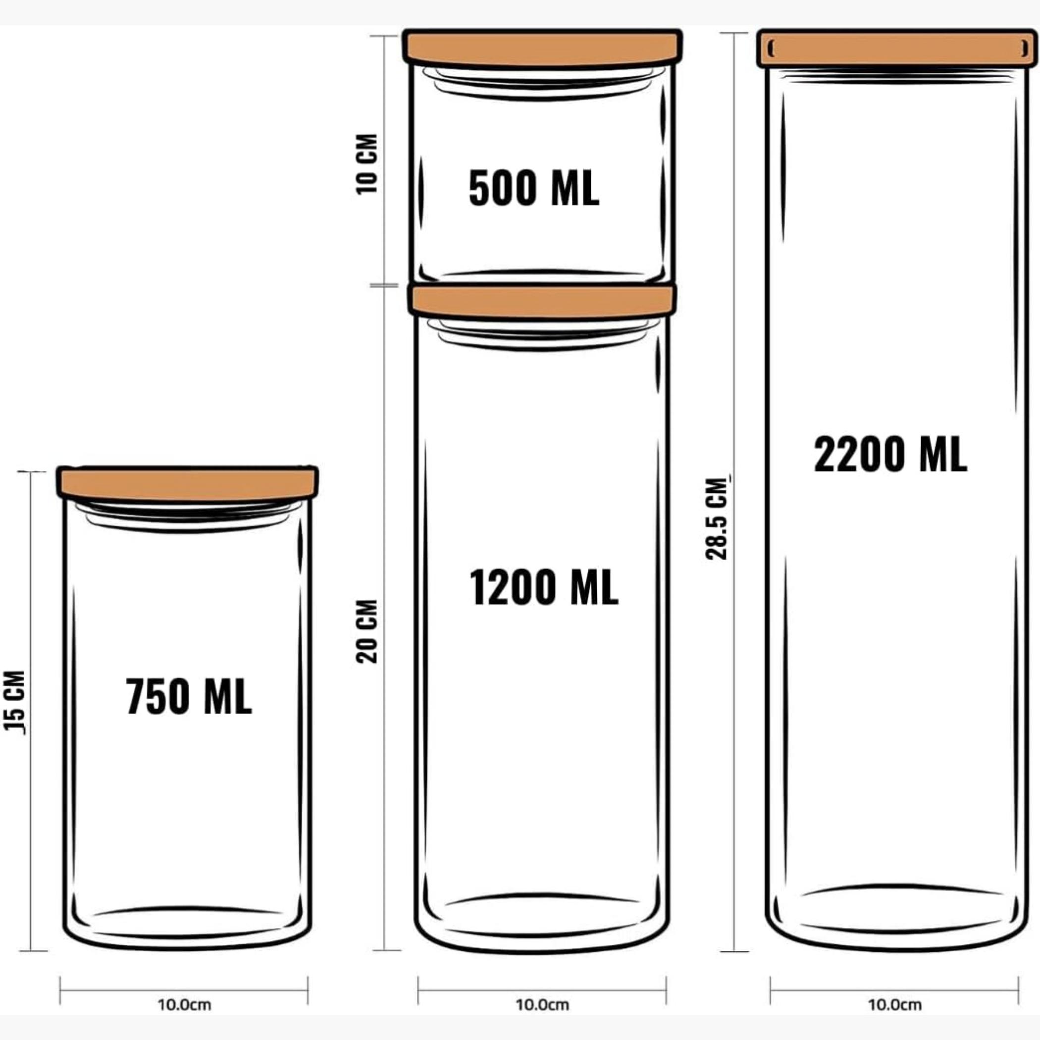 1 تشيس طقم برطمانات تخزين زجاجية للطعام-household-kitchen-foodstorage-canistersandjars-image-4