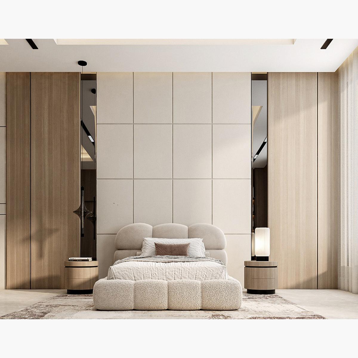 Oak Houses Double Bed - 140x200 cm