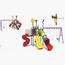 MYTS Adventure Playground with 3 Swings and 3 Slides - 630x525x325 cm-InfluencerCodes_Ramadan26_All_20012026-image-2