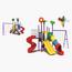 MYTS Garden Playdeck with 3 Swings and 3 Slides - 735x560x395 cm-InfluencerCodes_Ramadan26_All_20012026-image-2