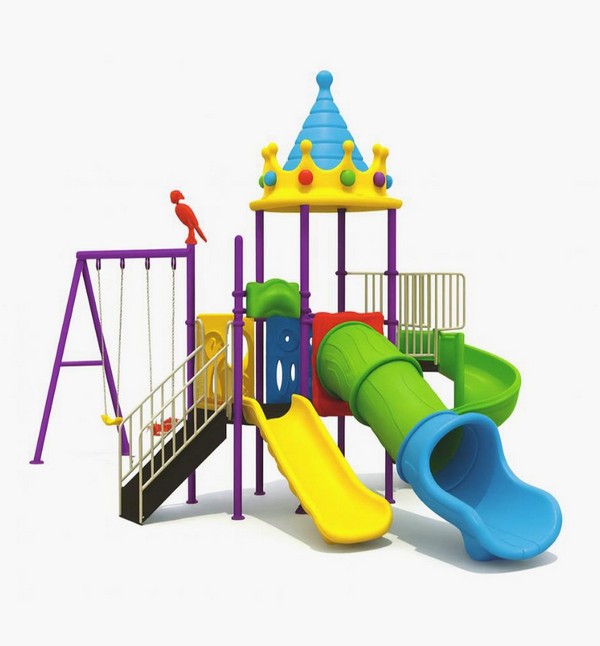 Shop MYTS Mega Play Zone with 3 Slides and 3 Swings | Home Centre UAE