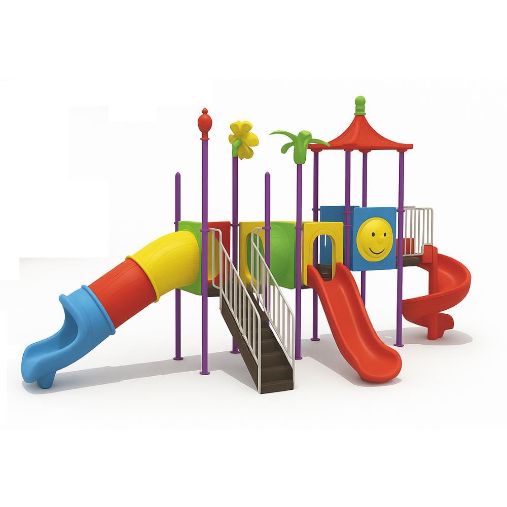 MYTS Deluxe Playset with 3 Slides and Crawler - 725x275x350 cm