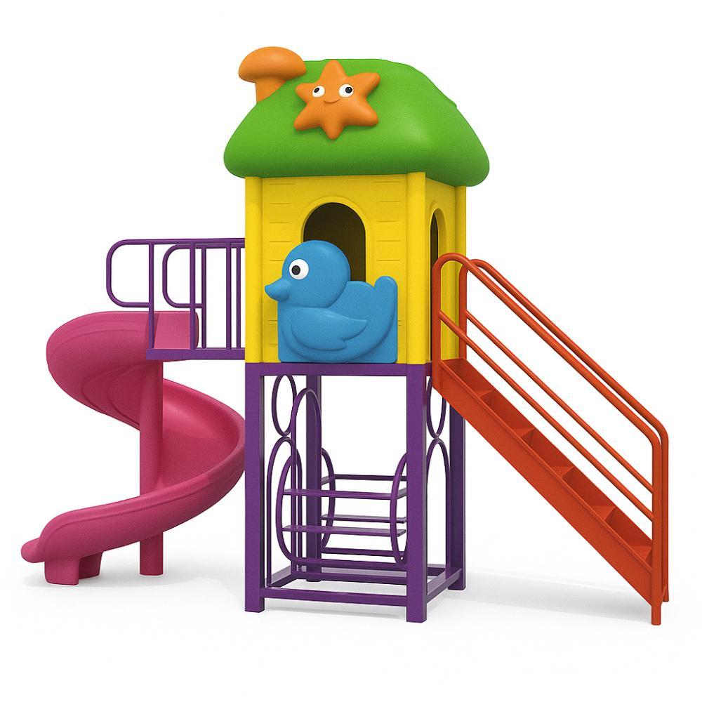 MYTS Explorer Tower with Curved Slide