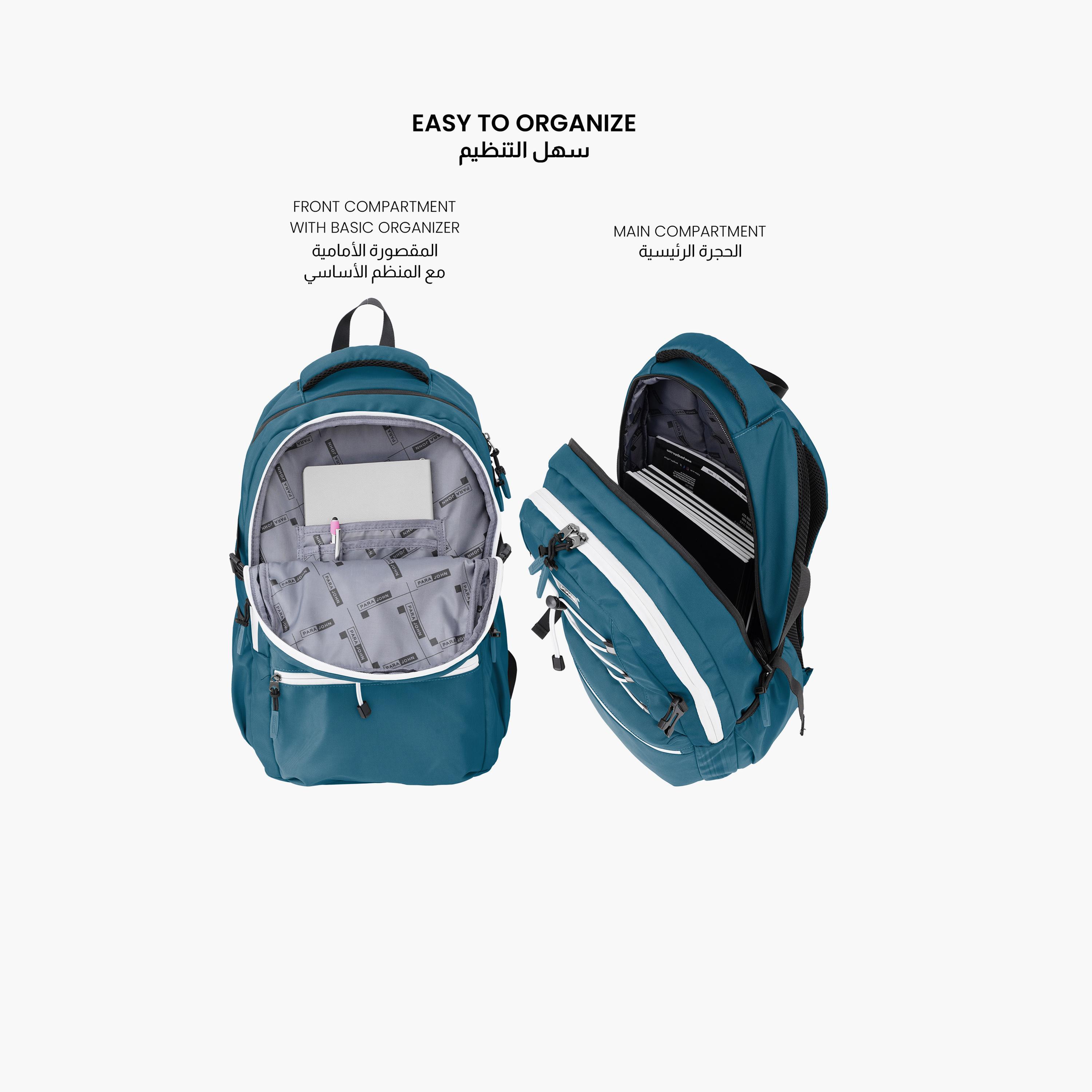 Para John 30 L | 19 Inches Backpack, Polyester, Adjustable Strap | PJSB6018-travel-luggagesandbags-backpacks-image-8