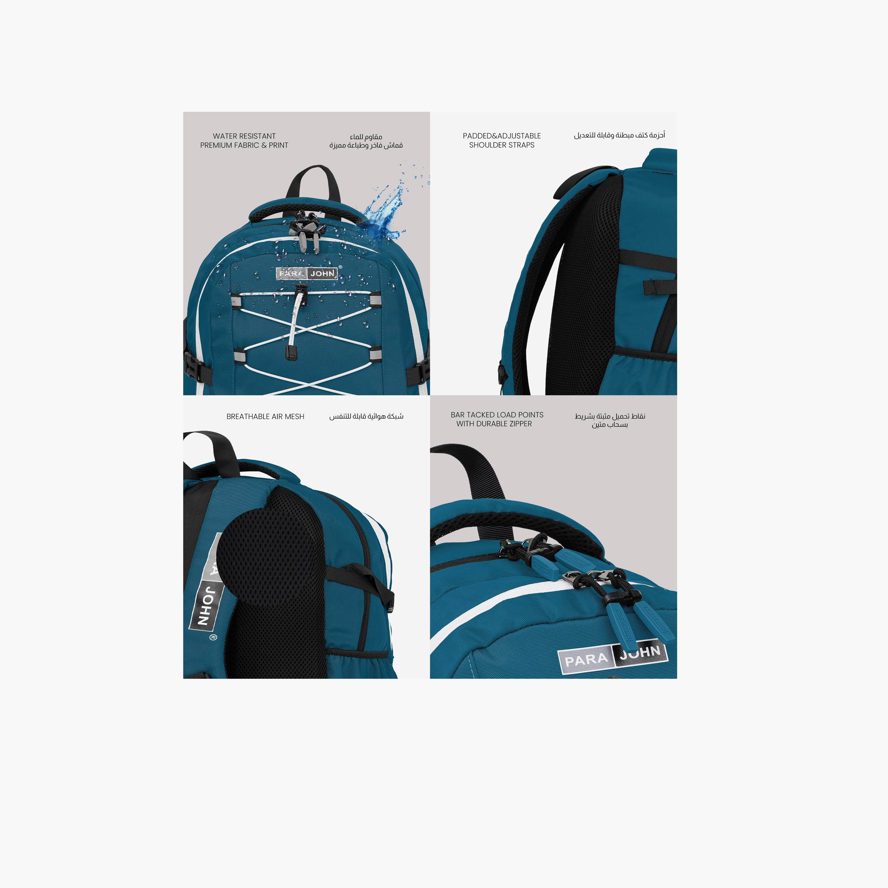 Para John 30 L | 19 Inches Backpack, Polyester, Adjustable Strap | PJSB6018-travel-luggagesandbags-backpacks-image-9