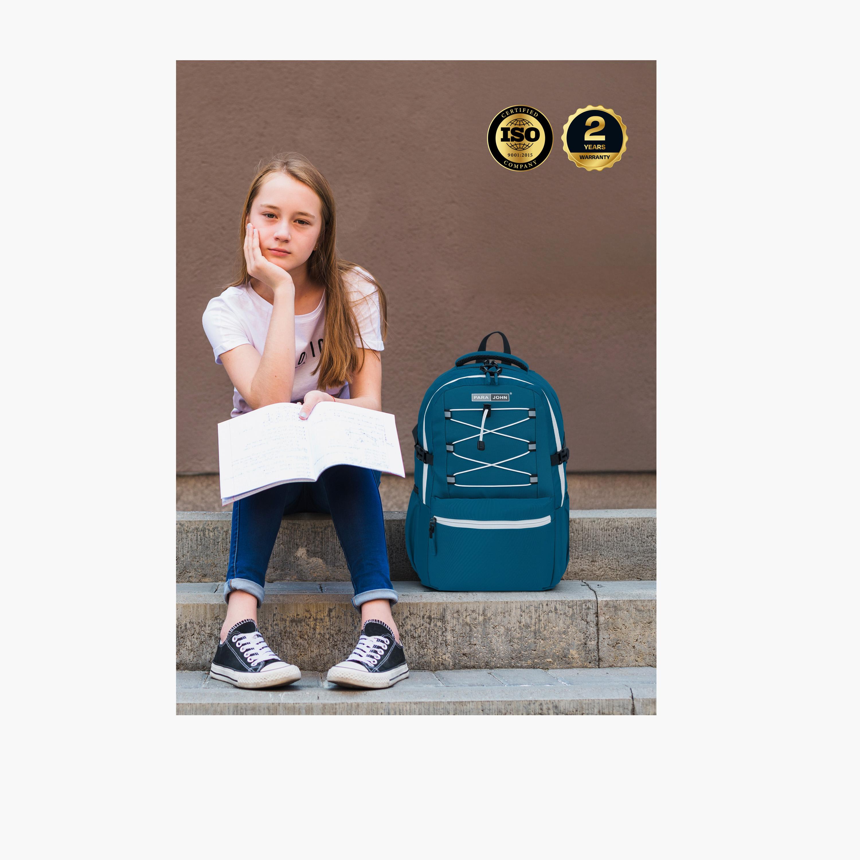 Para John 30 L | 19 Inches Backpack, Polyester, Adjustable Strap | PJSB6018-travel-luggagesandbags-backpacks-image-10