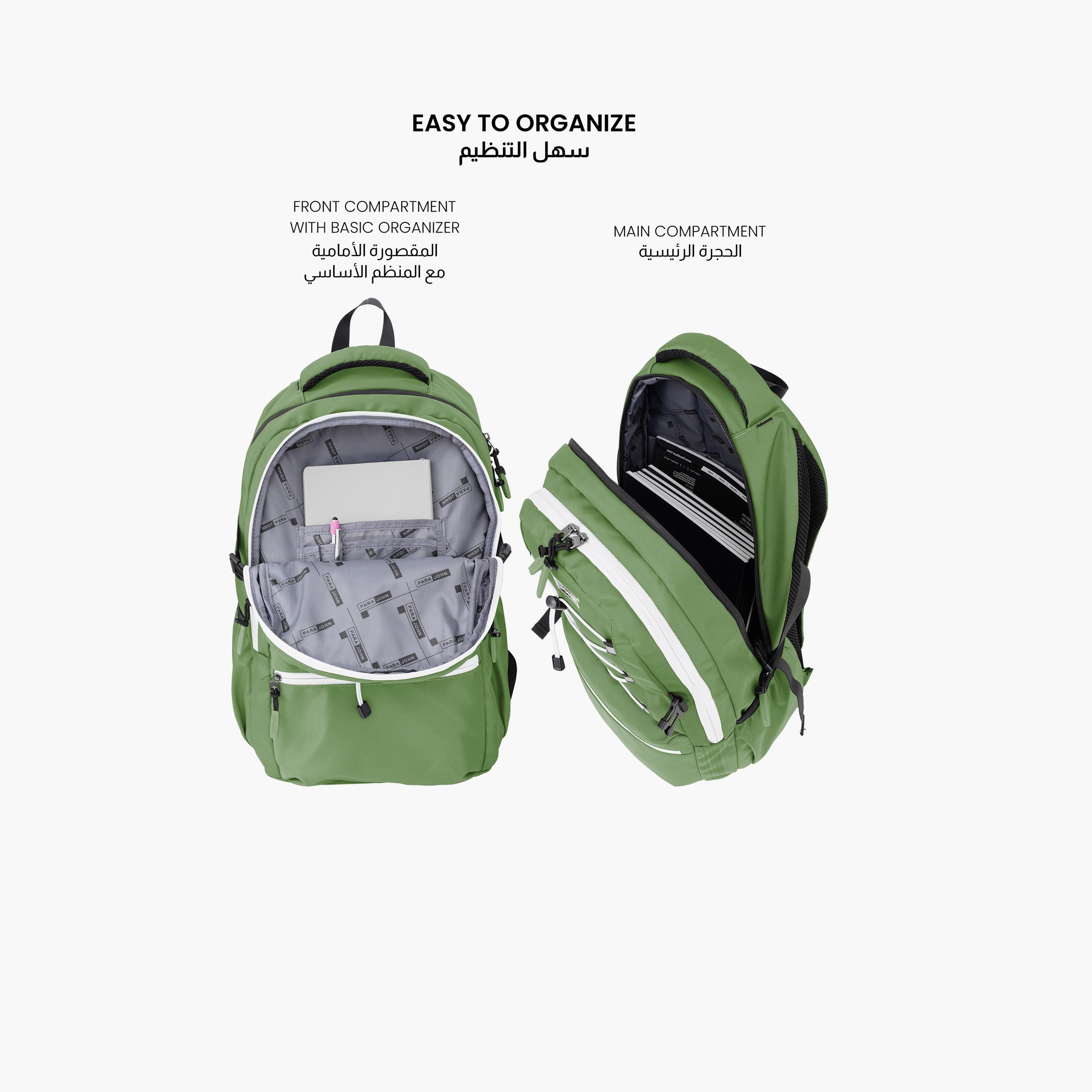 Para John 30 L | 19 Inches Backpack, Polyester, Adjustable Strap | PJSB6018-travel-luggagesandbags-backpacks-image-13